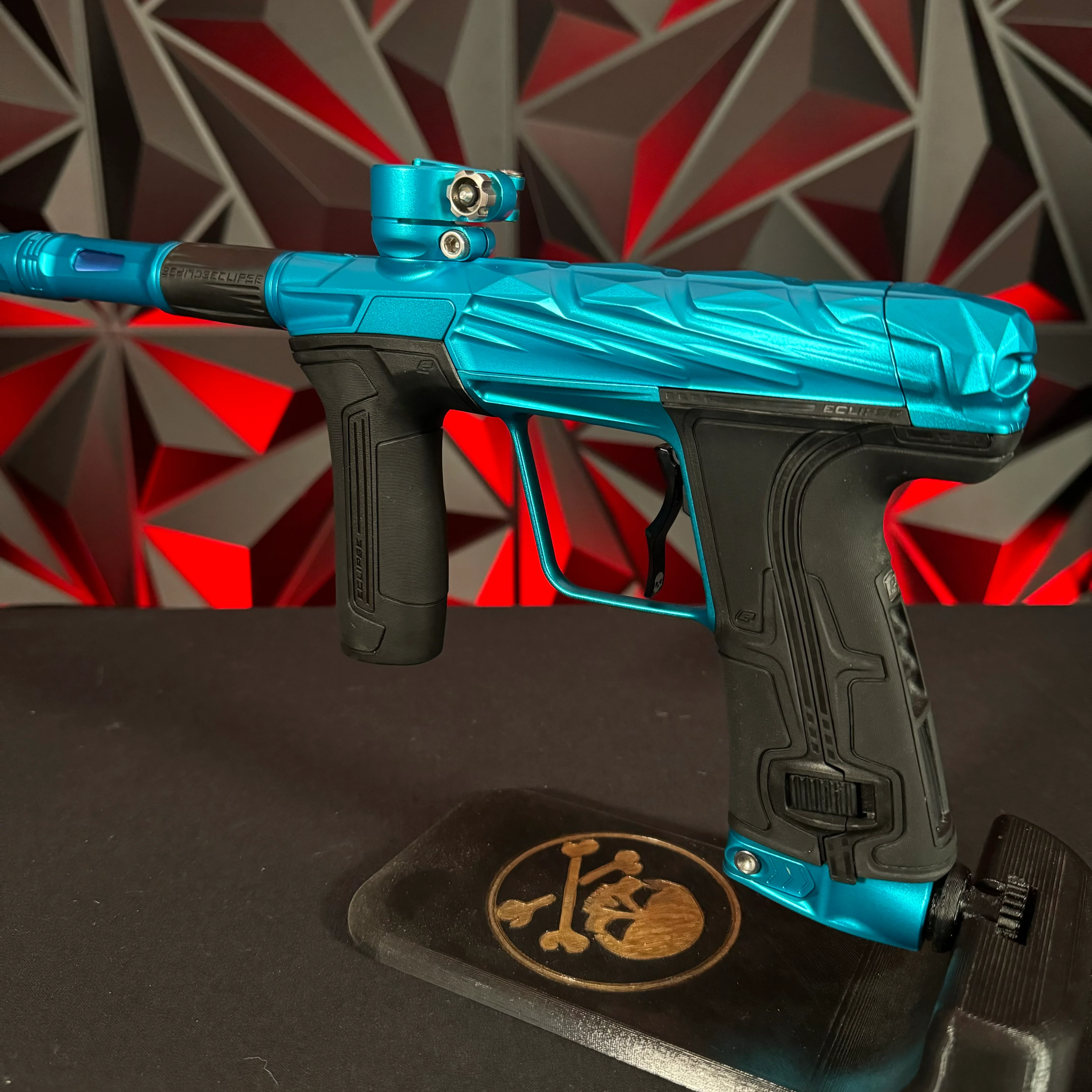 Used Planet Eclipse/Infamous CS3 Paintball Gun - Surf (Teal) - Image 4