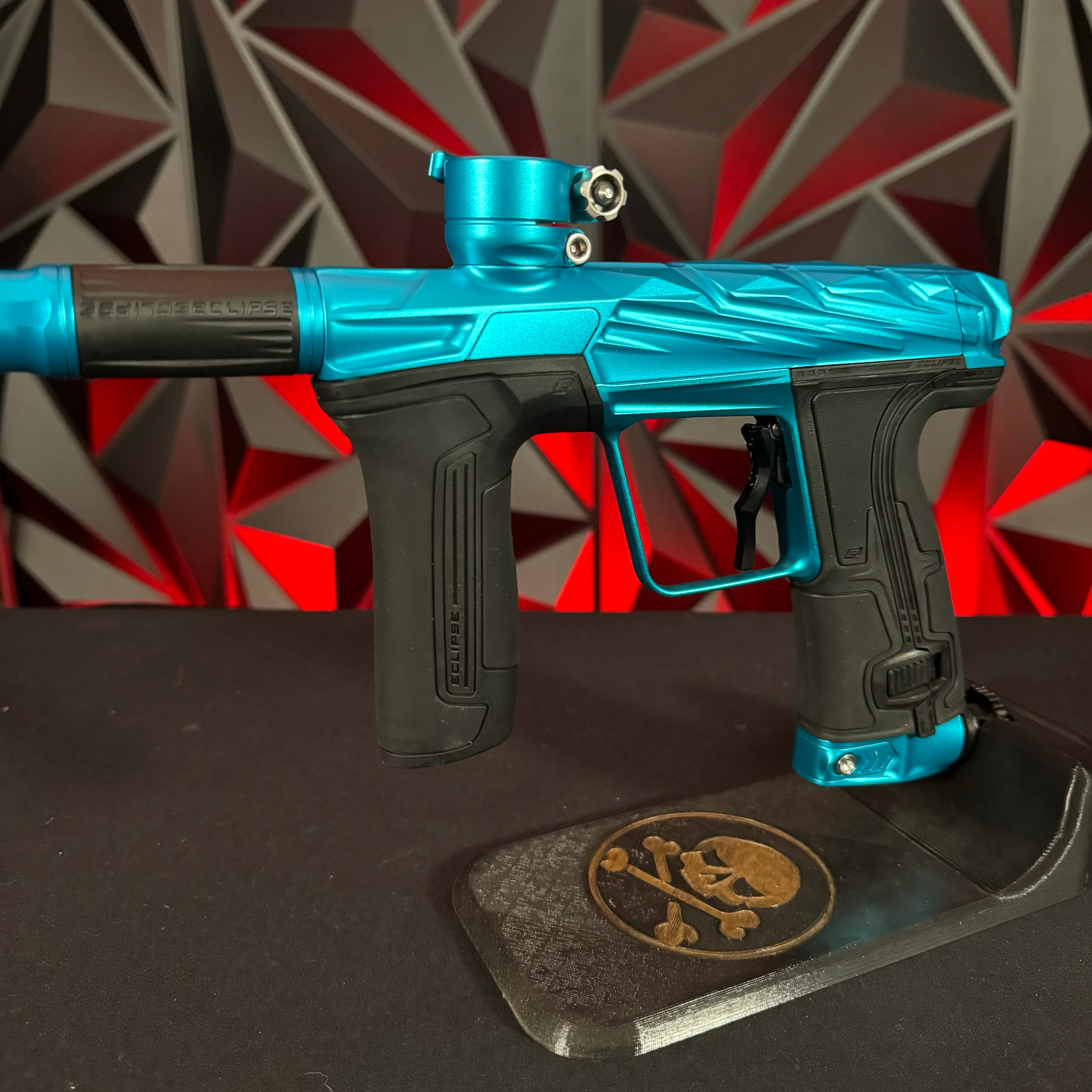 Used Planet Eclipse/Infamous CS3 Paintball Gun - Surf (Teal) - Image 5