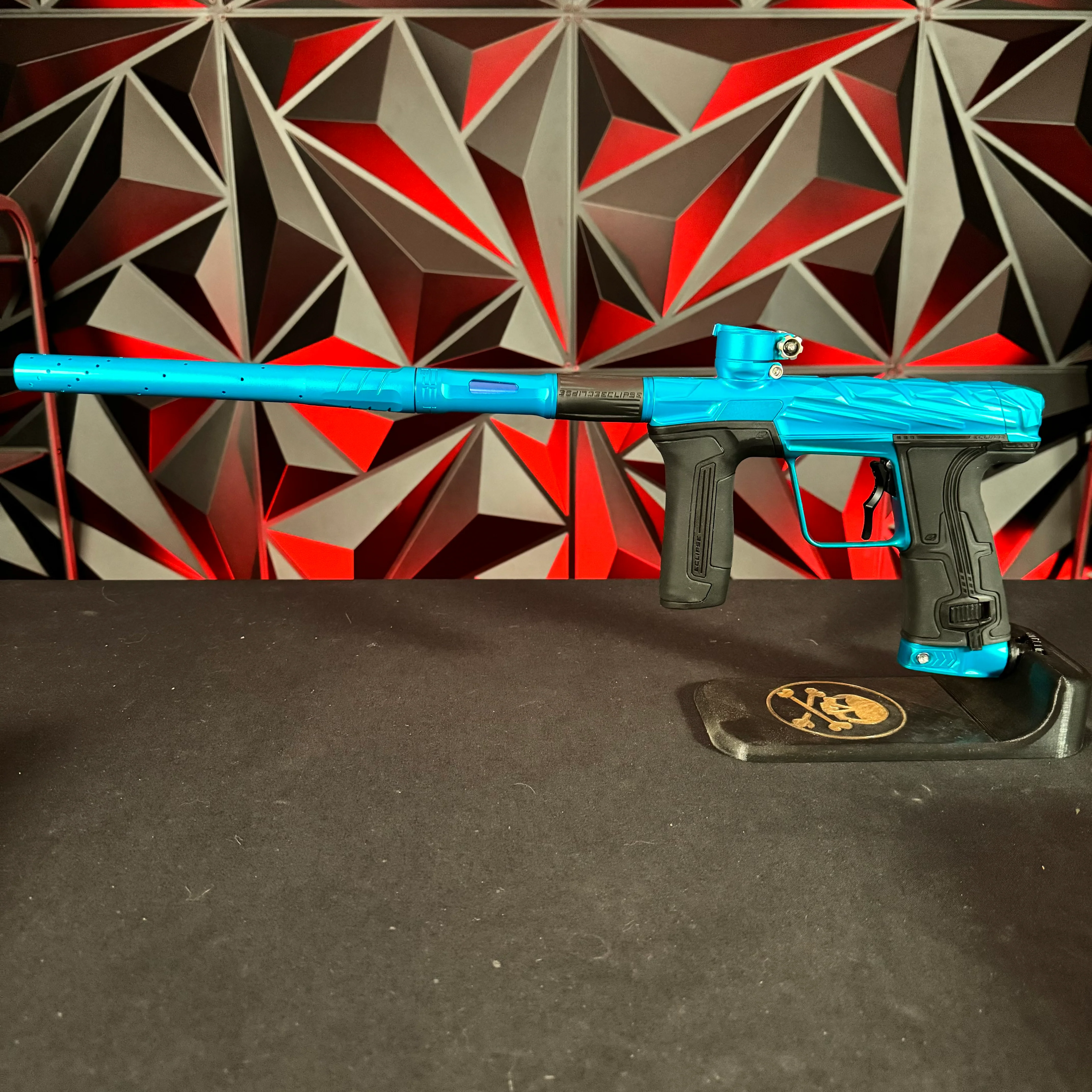 Used Planet Eclipse/Infamous CS3 Paintball Gun - Surf (Teal) - Image 6