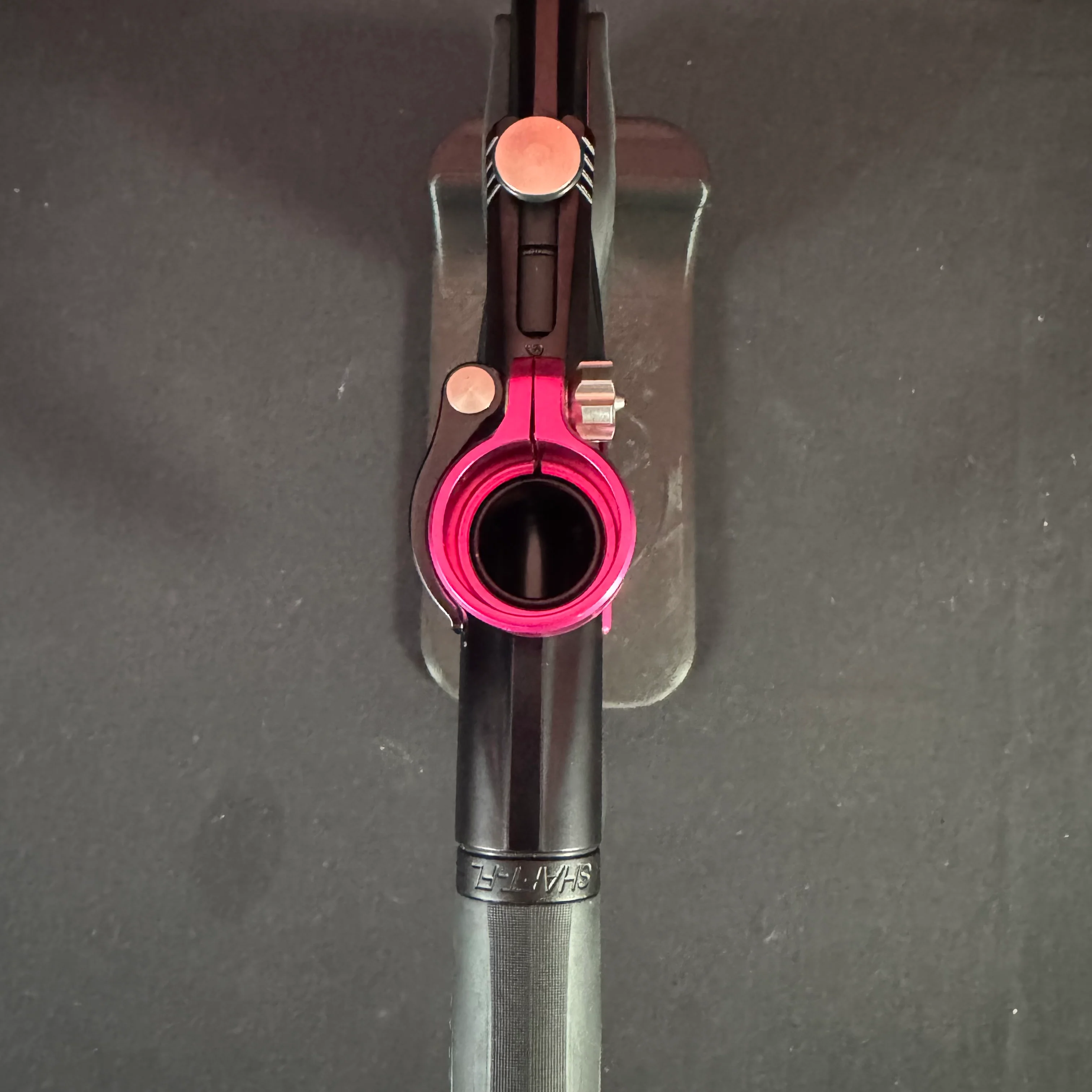 Used Planet Eclipse LV1.6 Paintball Gun - Black/Pink w/Infamous Deuce Trigger - Image 9