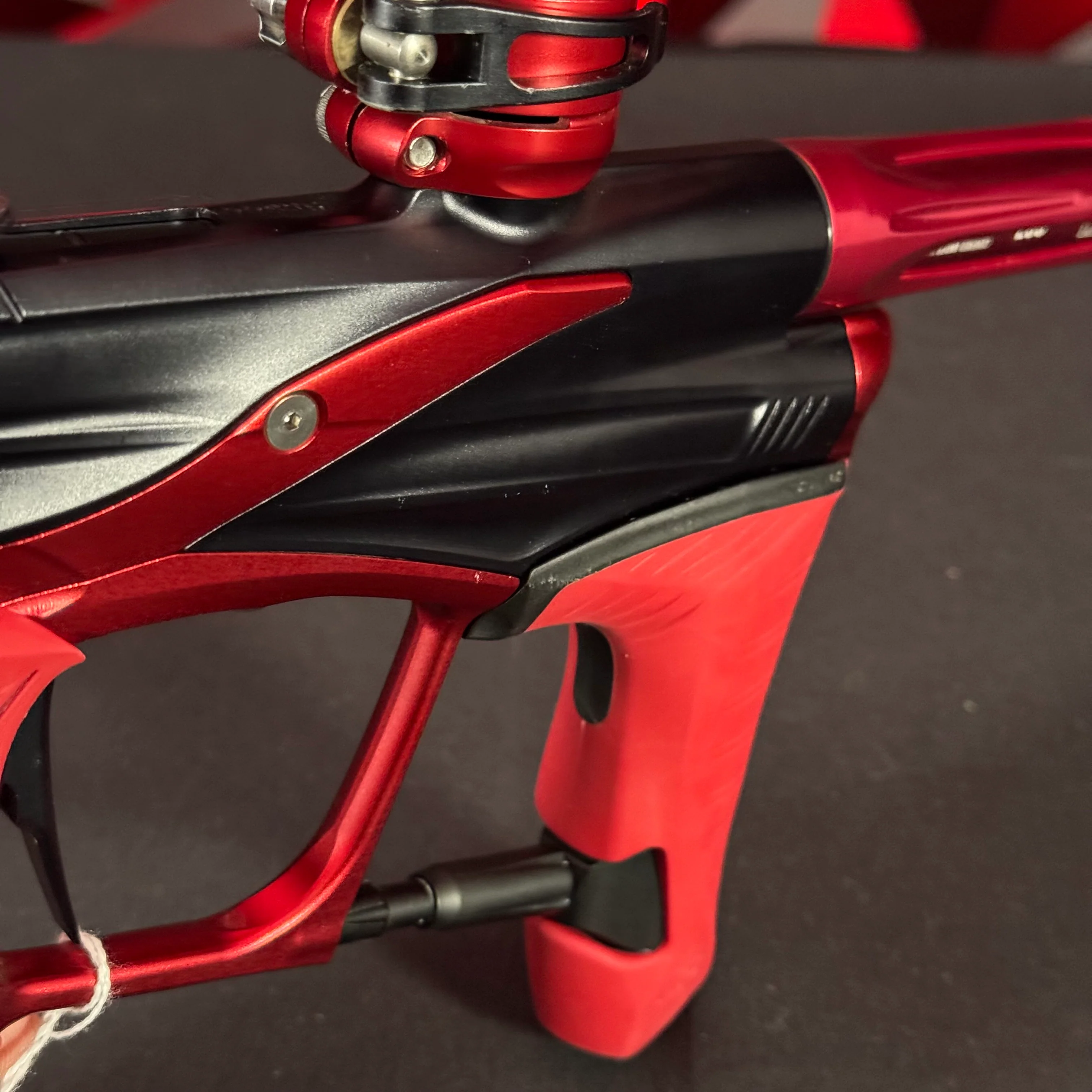 Used Planet Eclipse LV1.6 Paintball Gun - Black/Red w/ Freak XL Barrel - Image 10