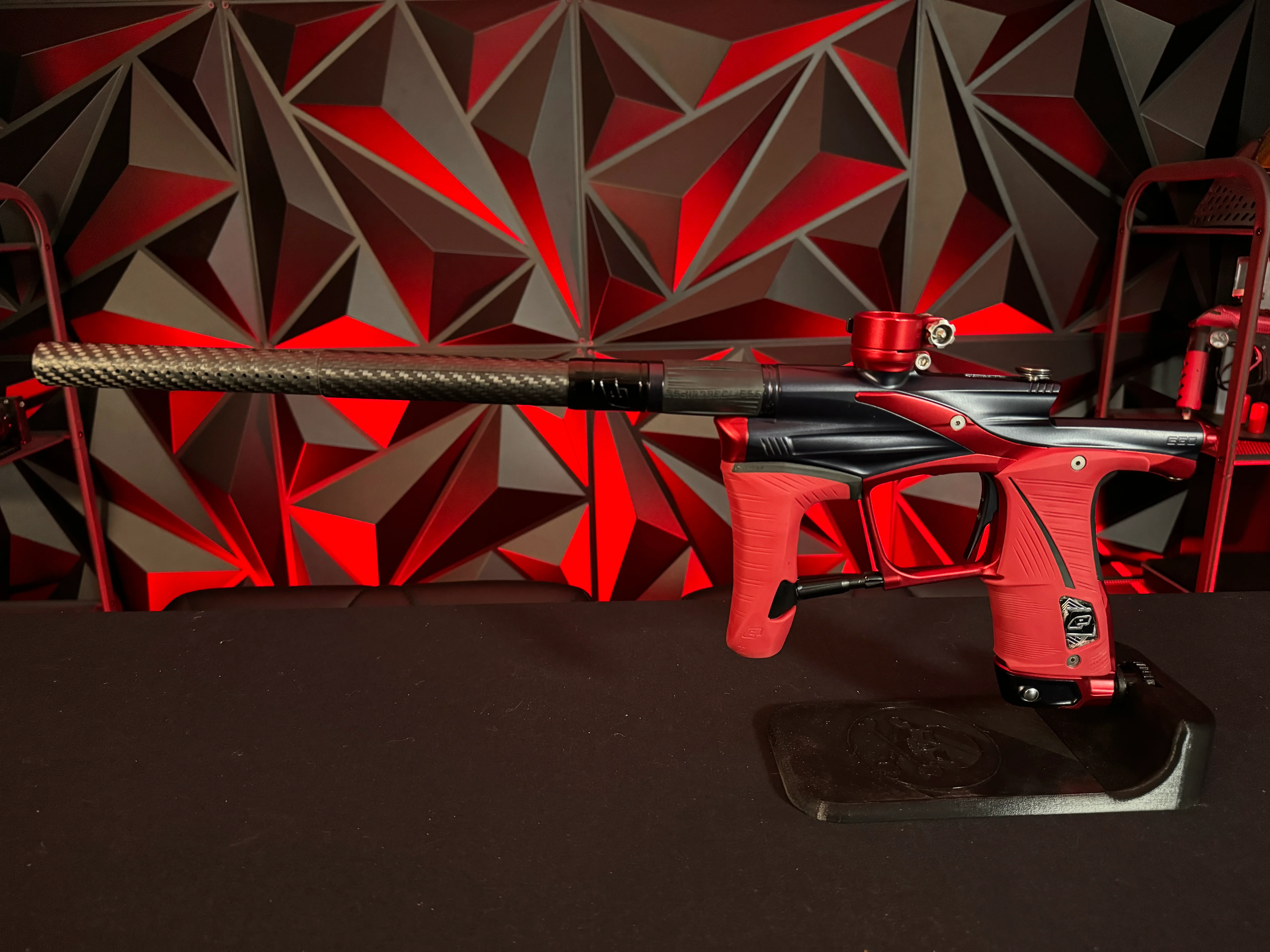 Used Planet Eclipse Lv1.6 Paintball Gun - Black / Red - Image 6