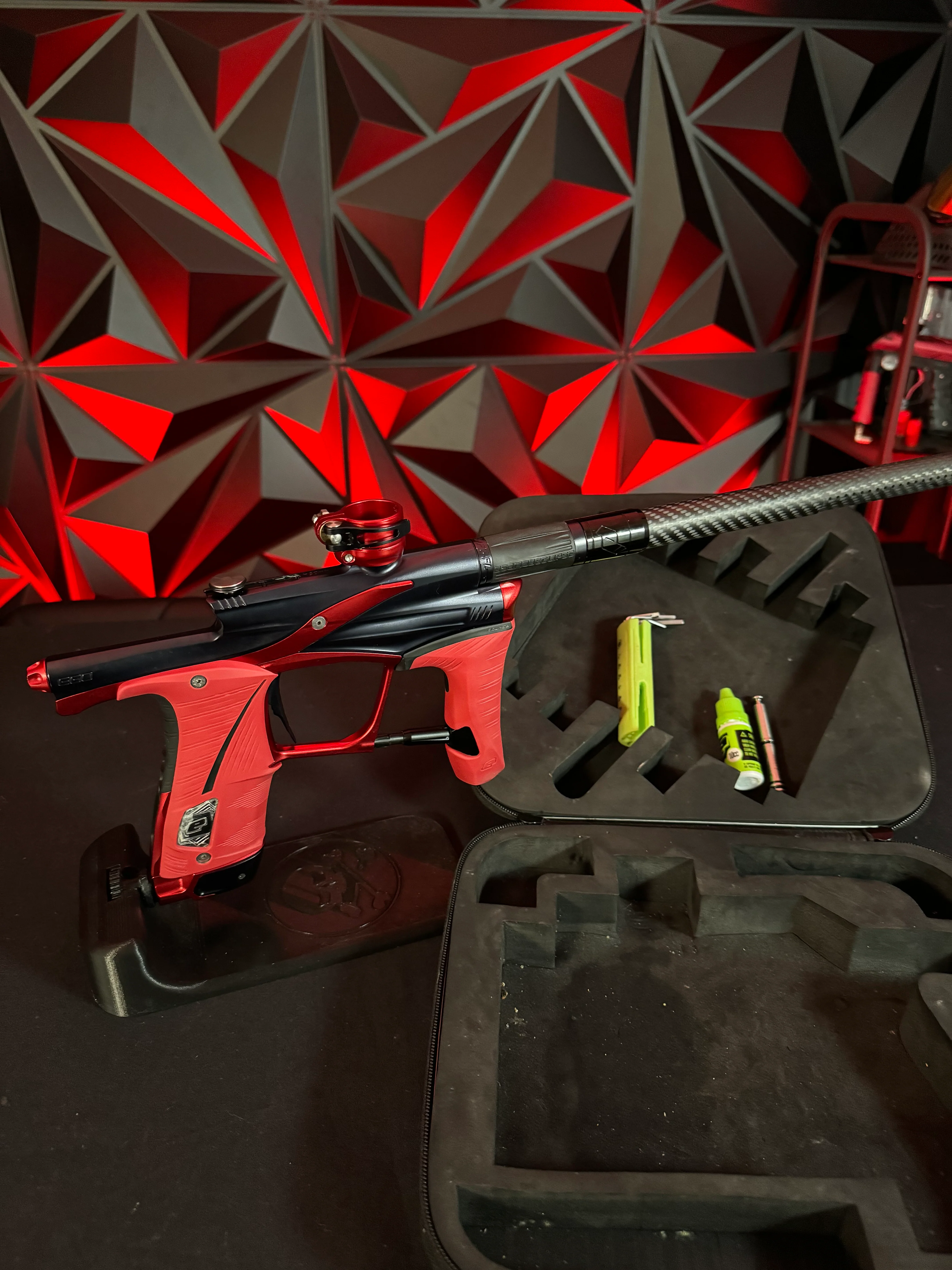 Used Planet Eclipse Lv1.6 Paintball Gun - Black / Red - Image 7