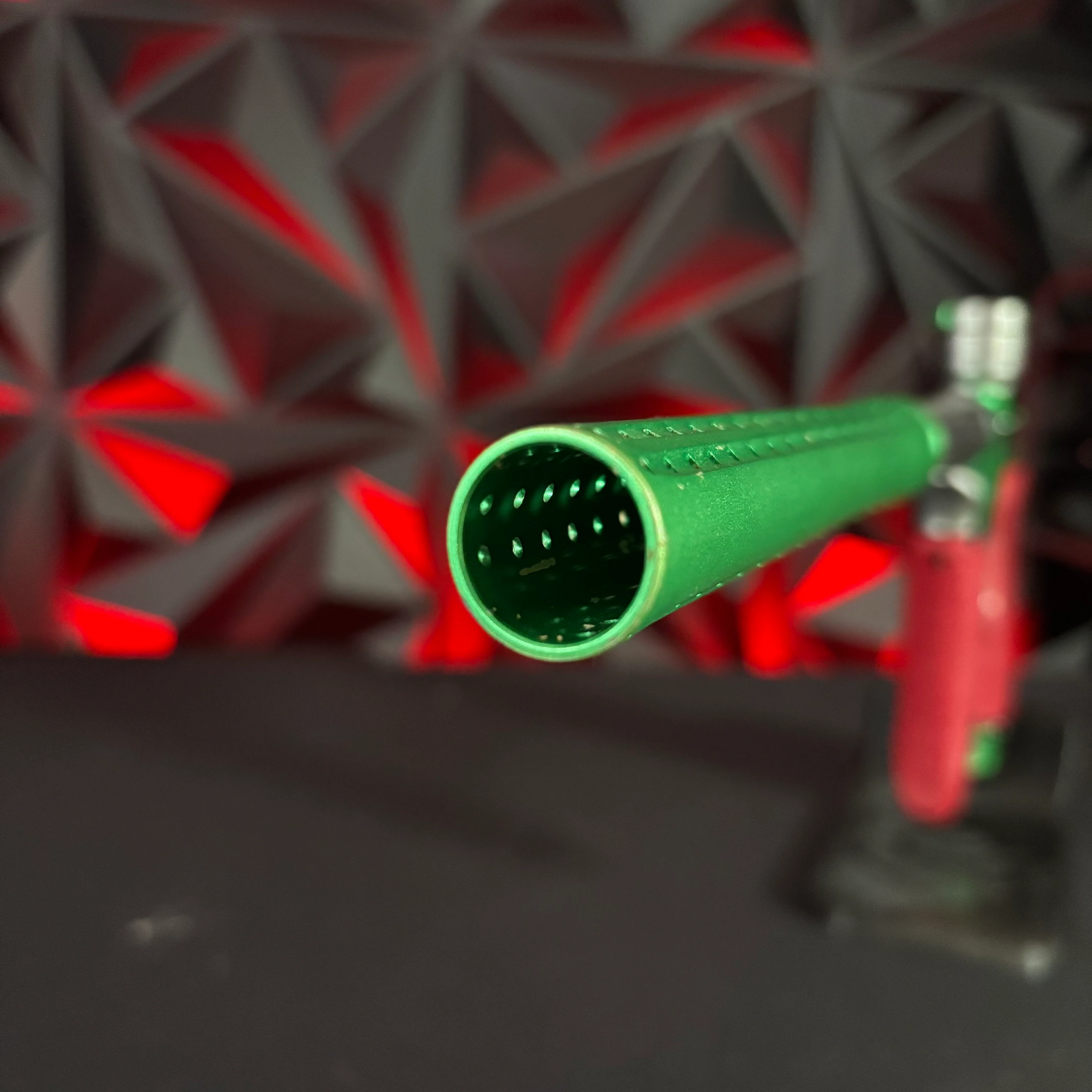 Used Planet Eclipse LV1 Paintball Gun - Green/Pewter w/ Infamous Deuce Trigger *Solinoid Checked* - Image 8