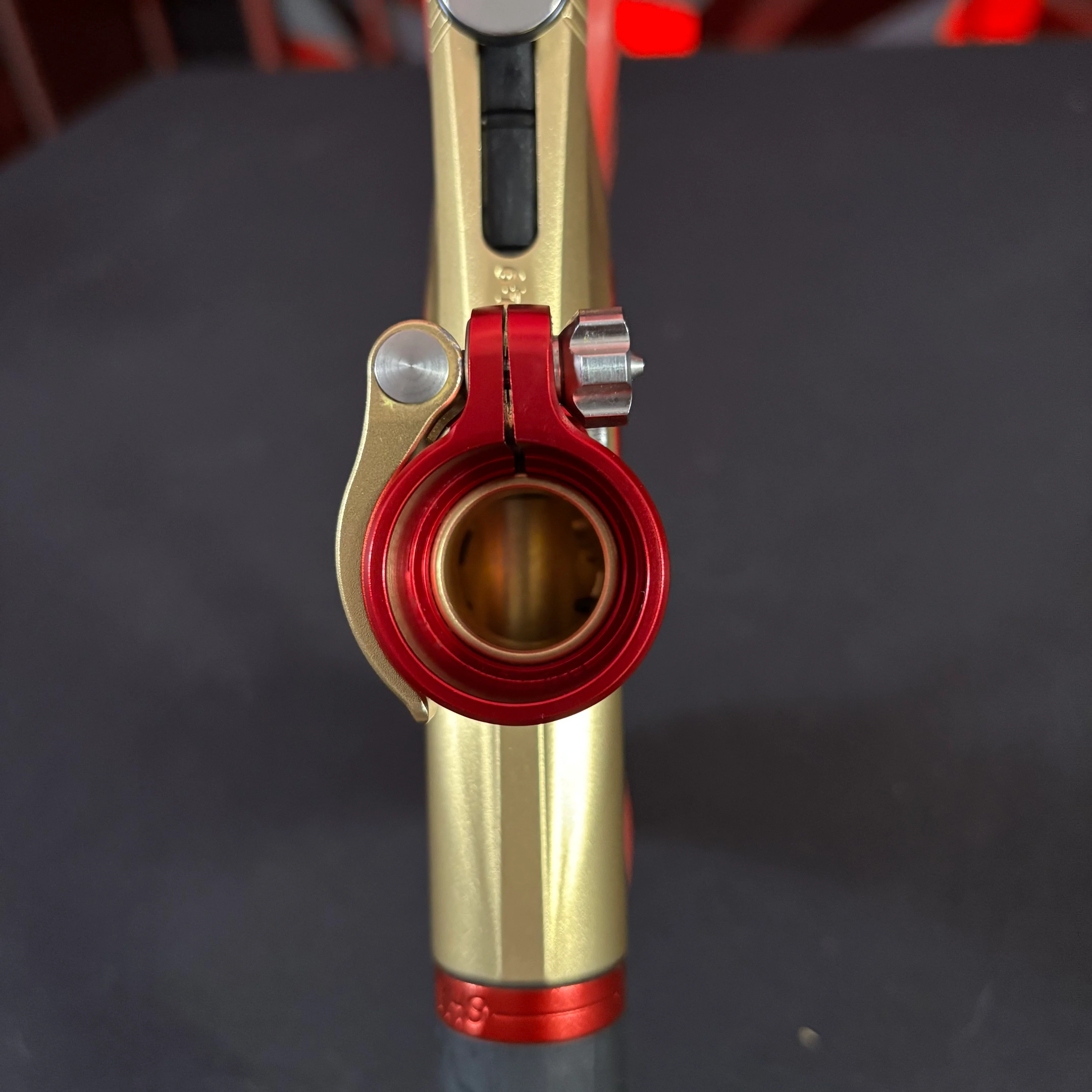 Used Planet Eclipse Lv1.6 Paintball Gun - Gold / Red - Image 9