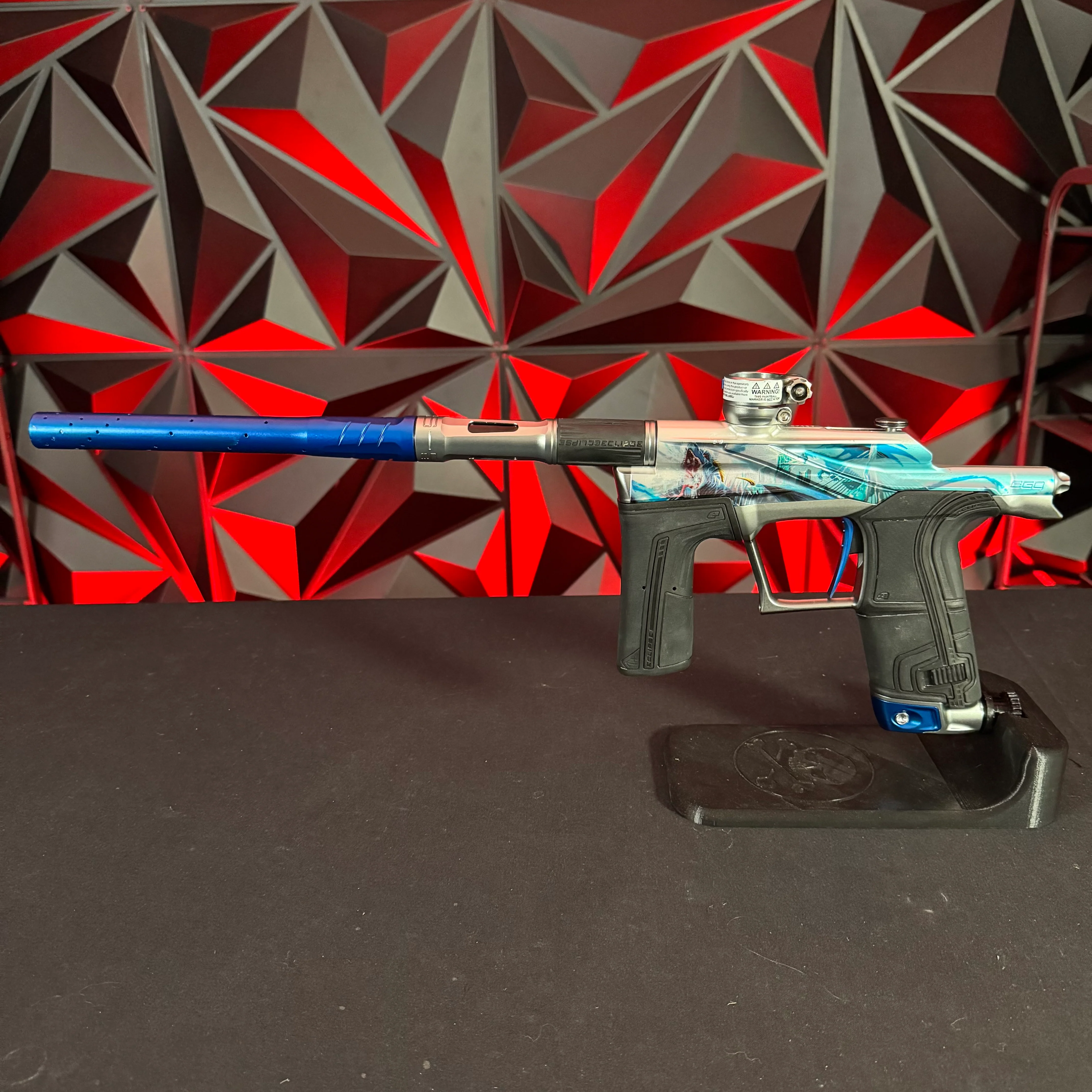 Used Planet Eclipse LV2 Paintball Gun - LE Ice Dragon - Image 3