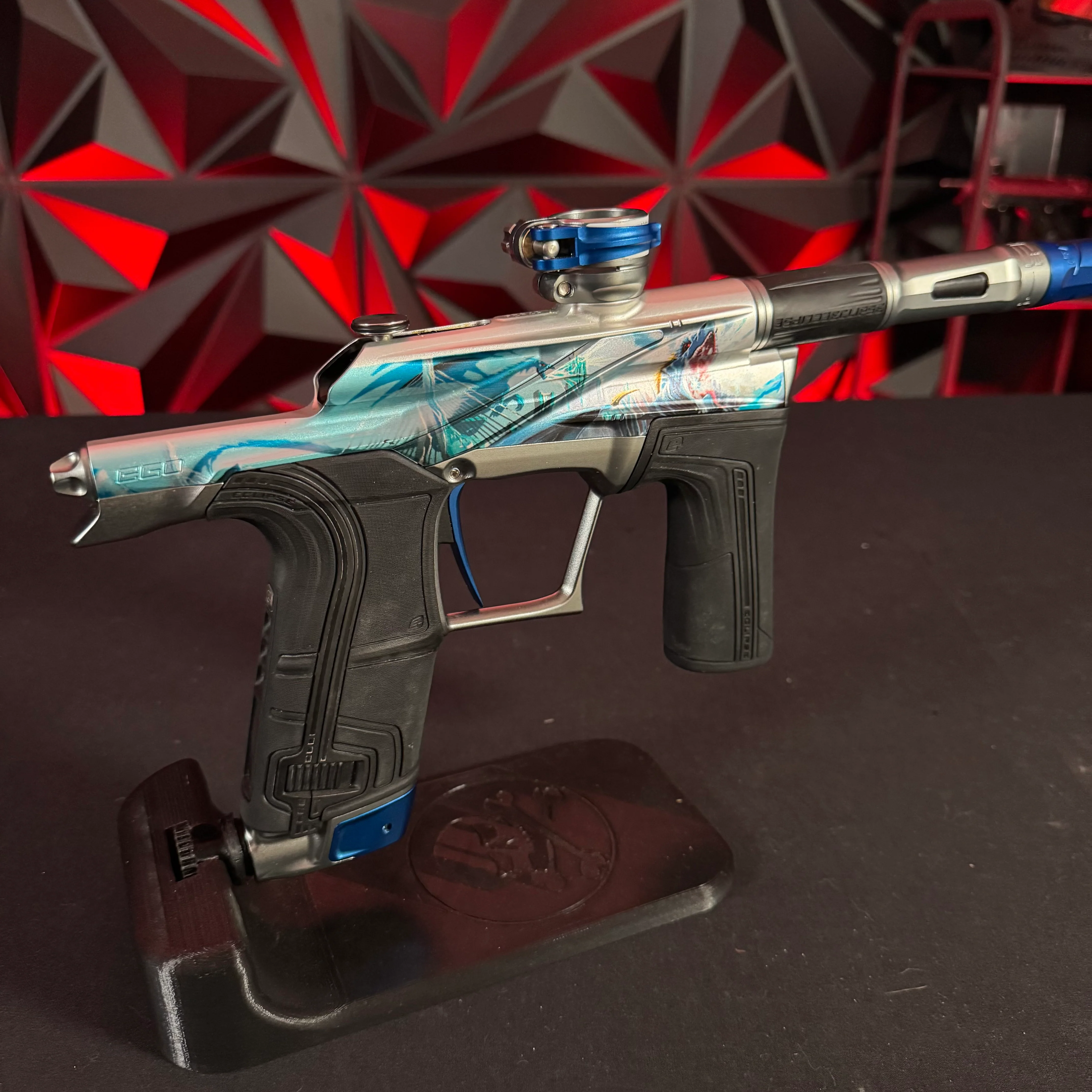 Used Planet Eclipse LV2 Paintball Gun - LE Ice Dragon - Image 4