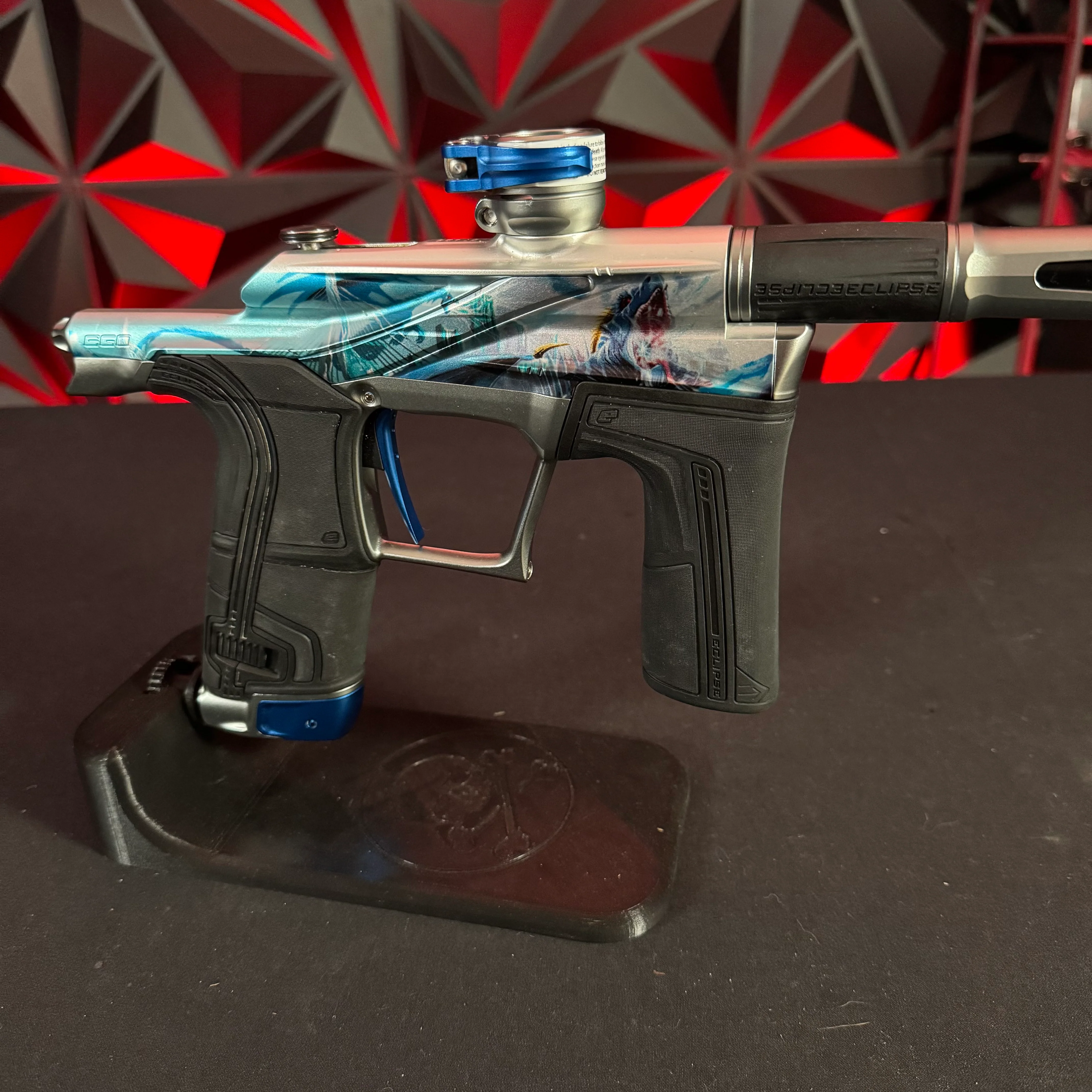 Used Planet Eclipse LV2 Paintball Gun - LE Ice Dragon - Image 5