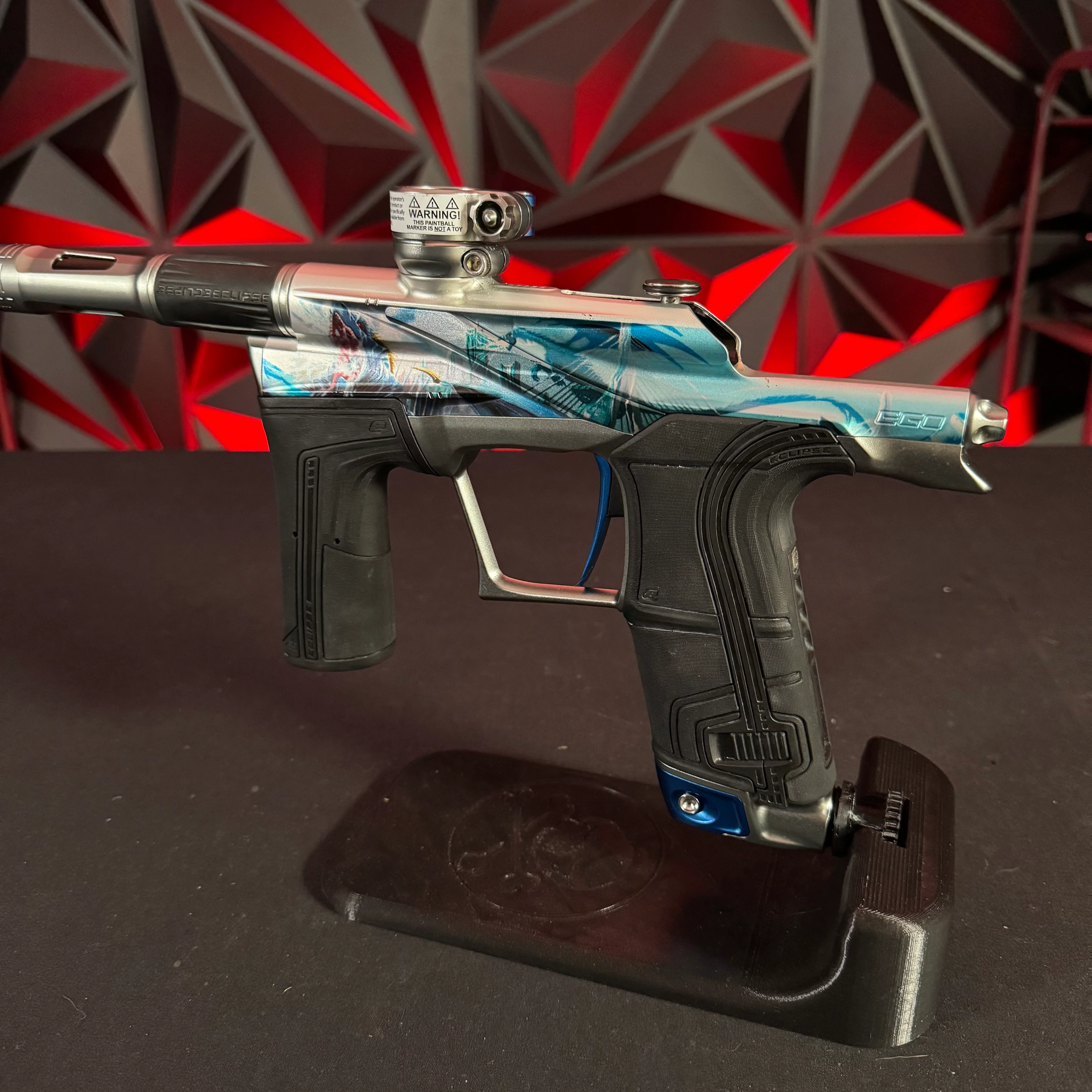 Used Planet Eclipse LV2 Paintball Gun - LE Ice Dragon - Image 6