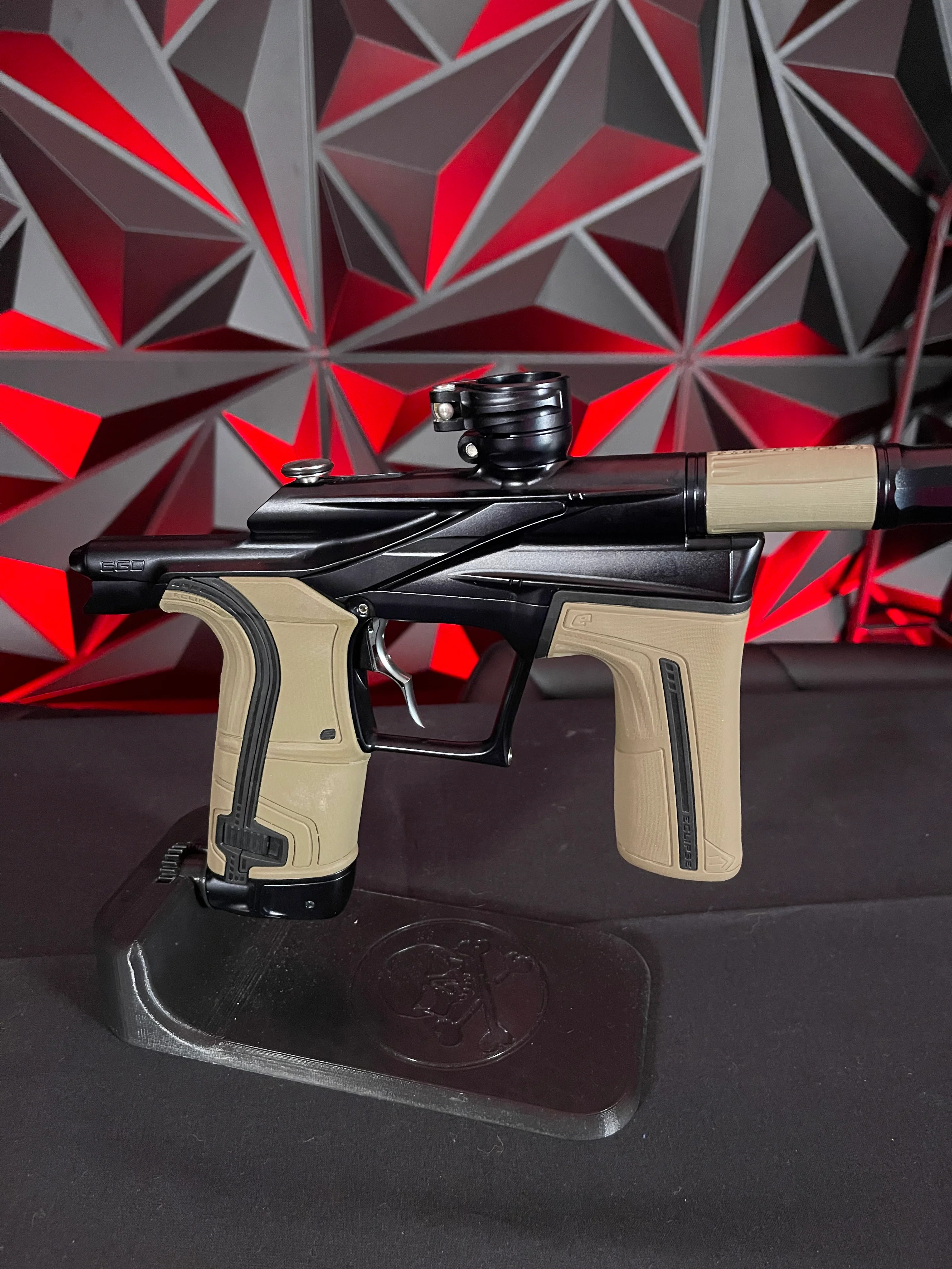 Used Planet Eclipse LV2 Paintball Gun - Midnight w/ Infamous Deuce Trigger & 1 S63 Inserts - Image 3