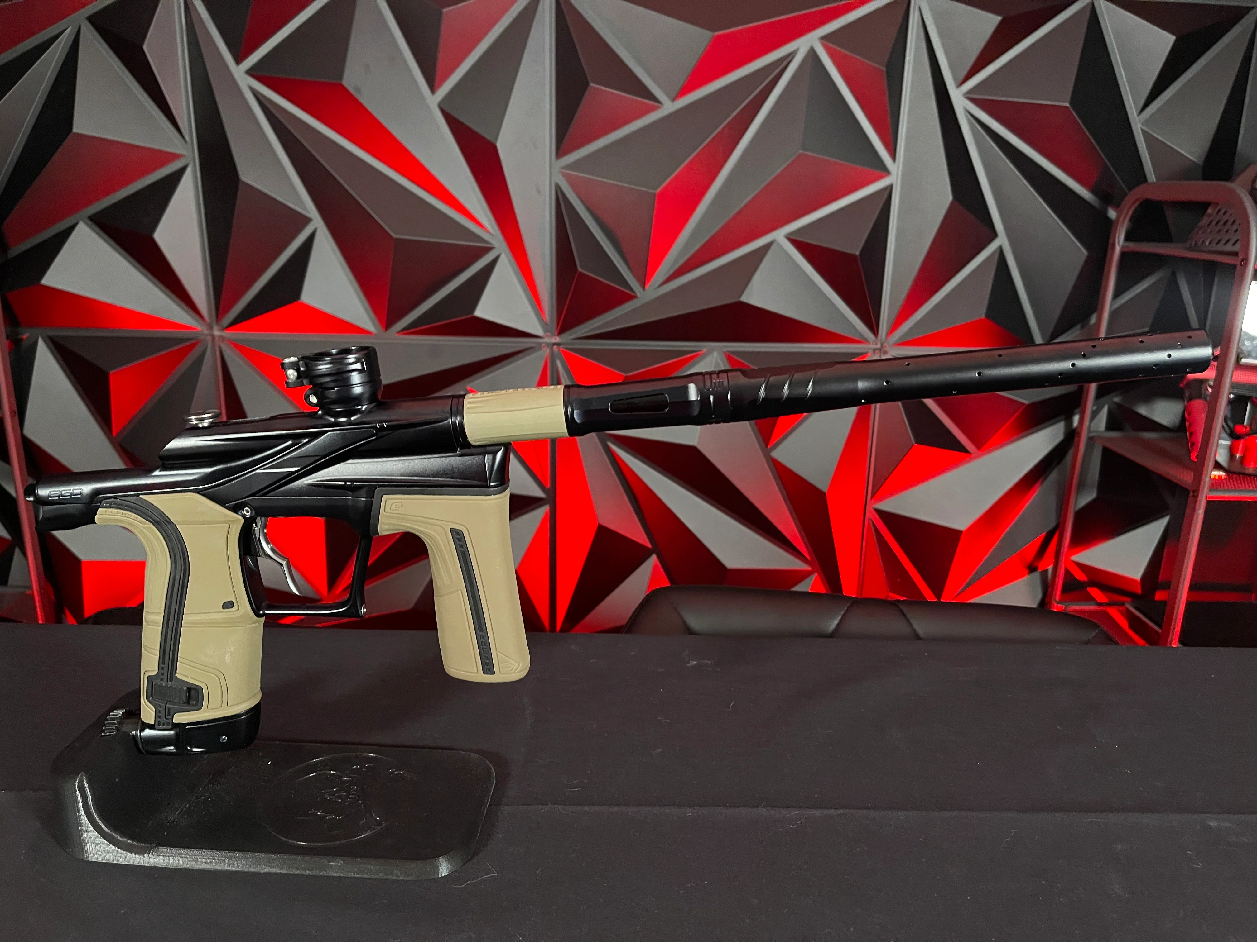 Used Planet Eclipse LV2 Paintball Gun - Midnight w/ Infamous Deuce Trigger & 1 S63 Inserts - Image 5