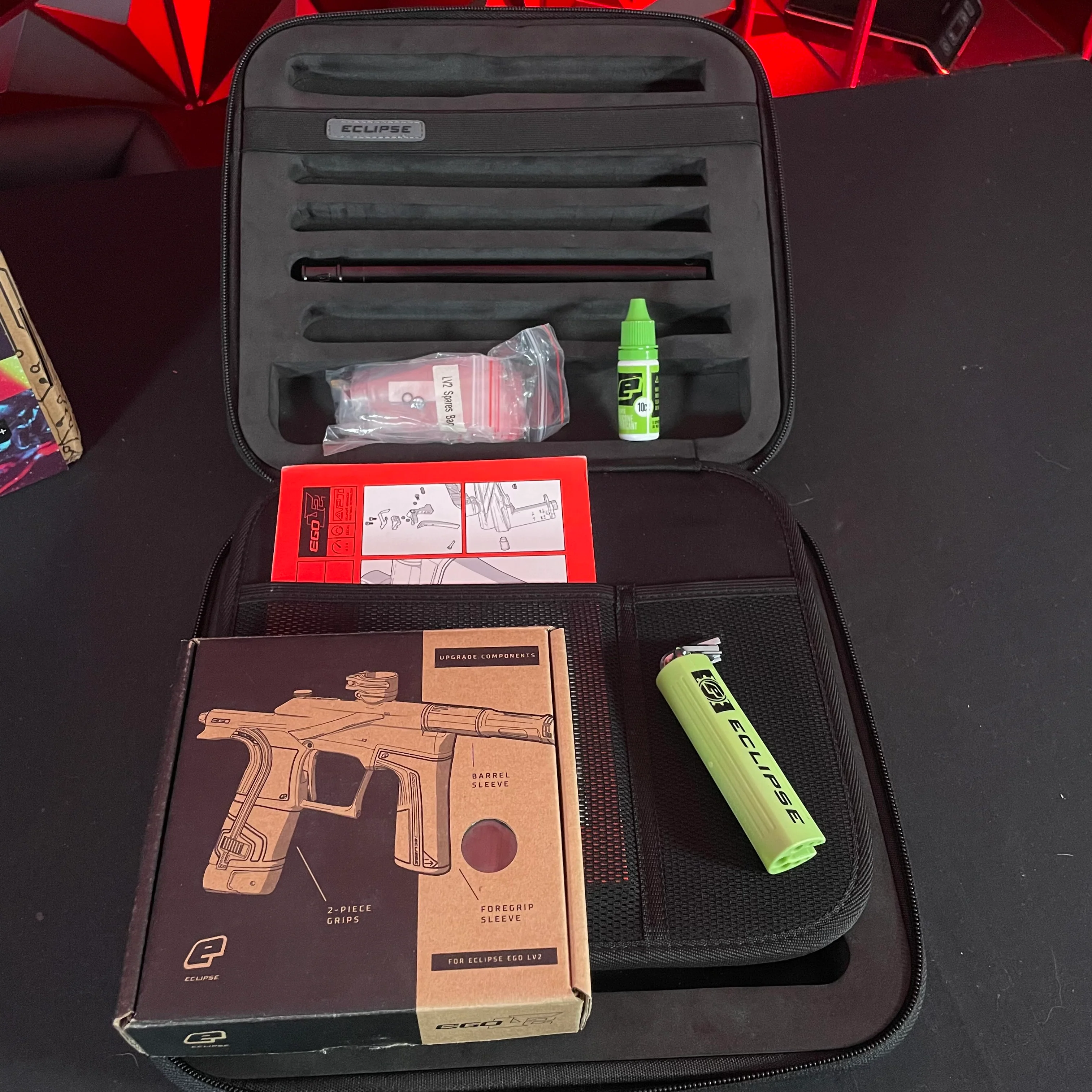 Used Planet Eclipse LV2 Paintball Gun - Tech Edition w/ Earth Grip Kit - Image 8
