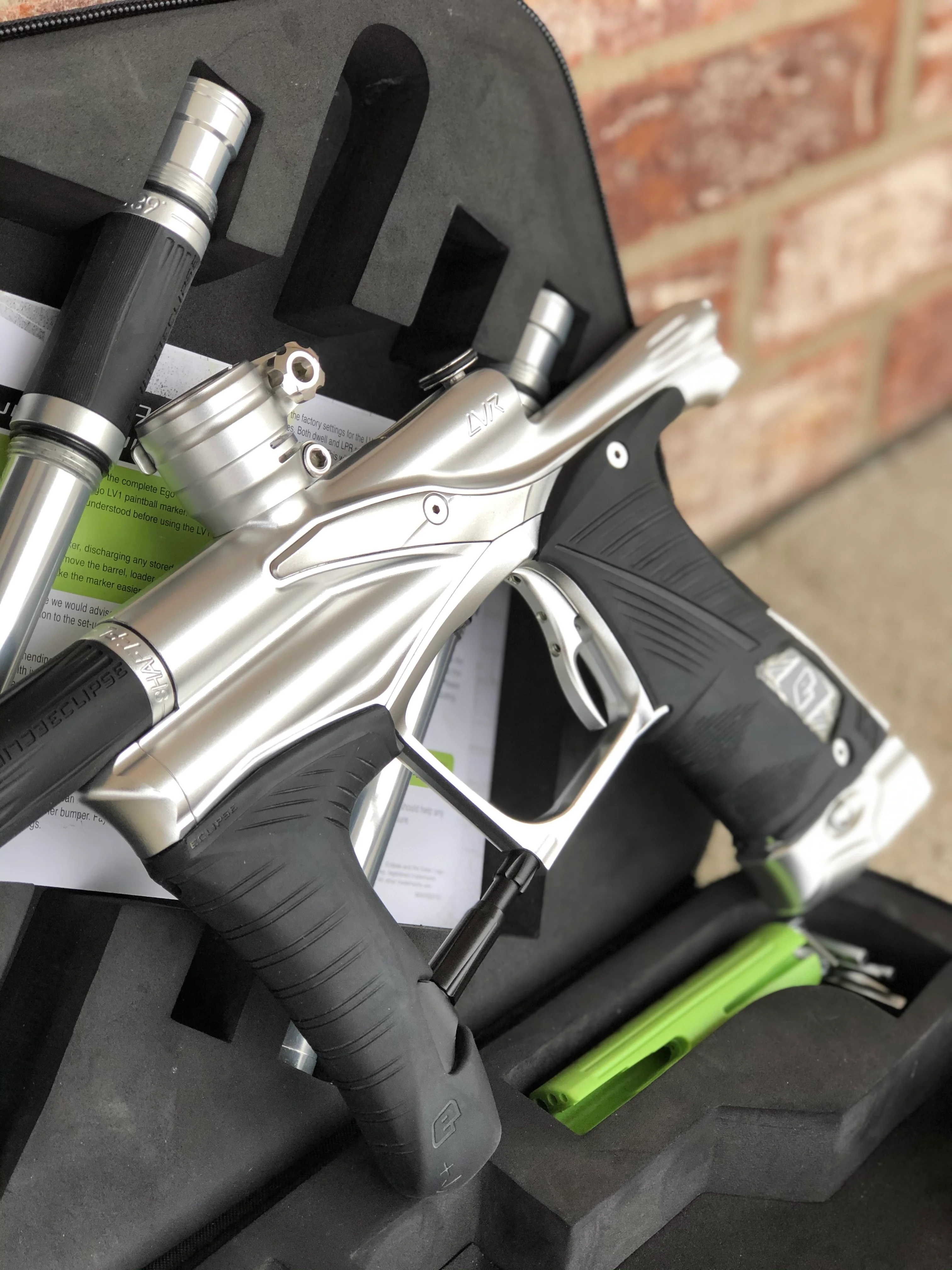 Used Planet Eclipse LVR Paintball Gun - Pure (Silver) - Image 6