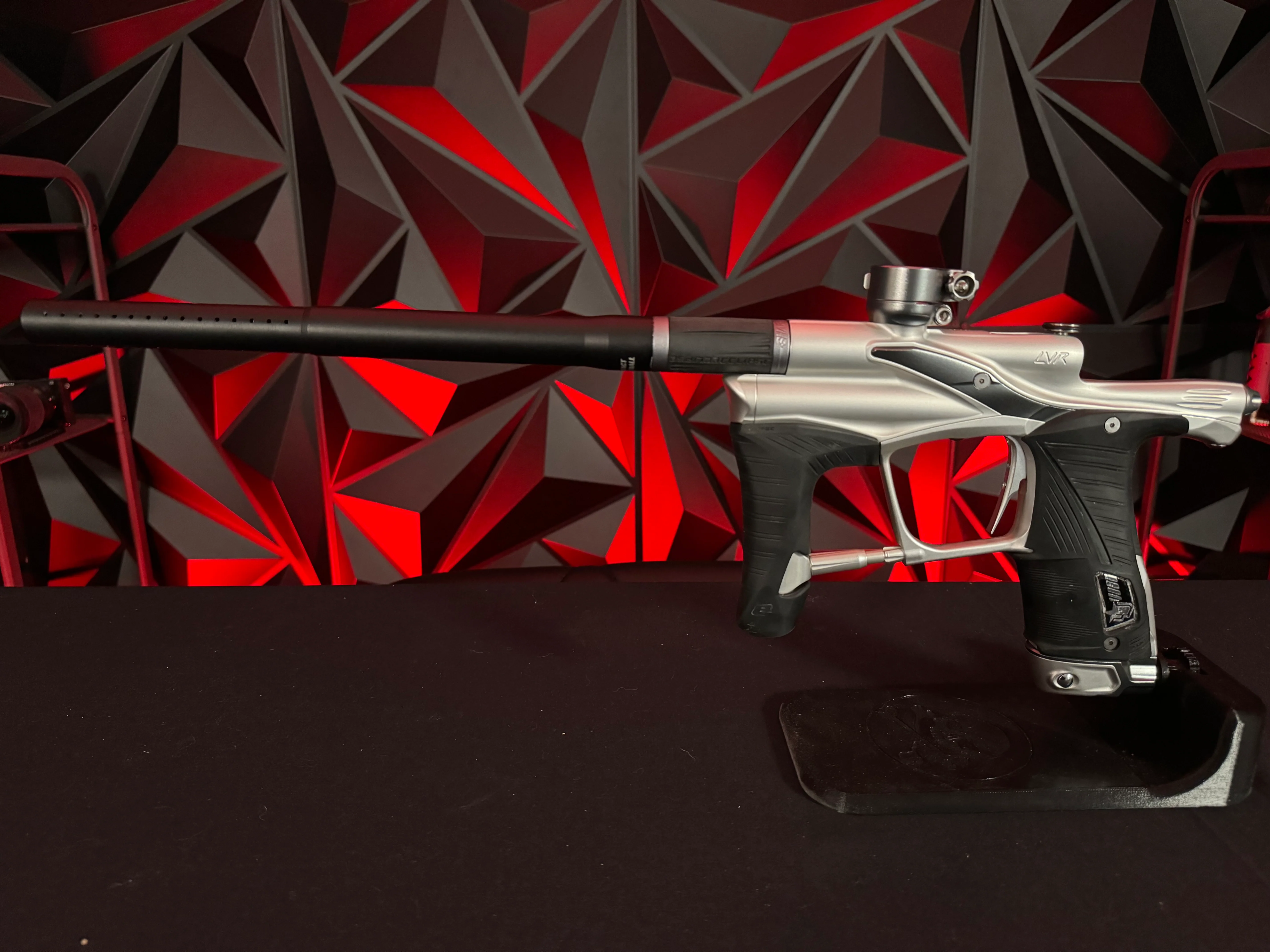 Used Planet Eclipse LVR Paintball Gun - Silver/Grey w/ LV1.5 Trigger Frame - Image 6