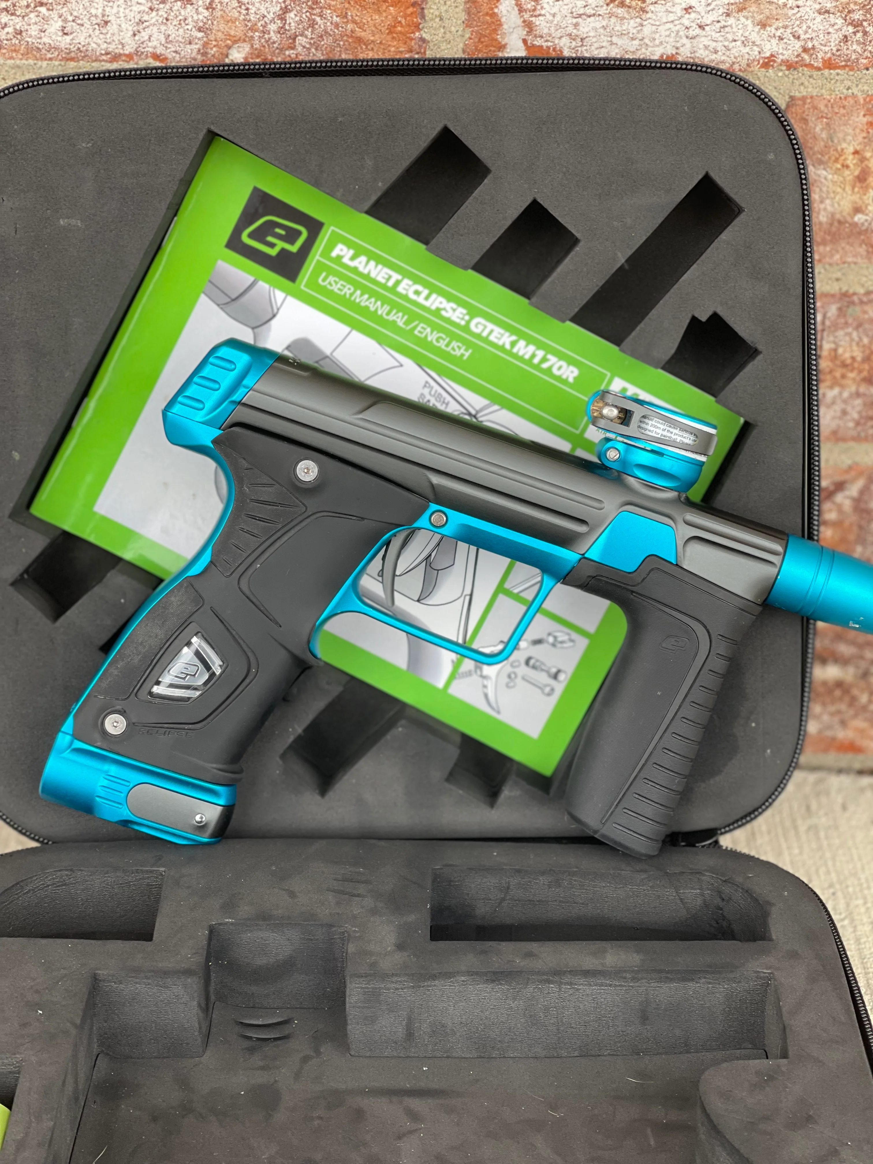 Used Planet Eclipse M170R Paintball Gun - Grey/Blue - Image 5