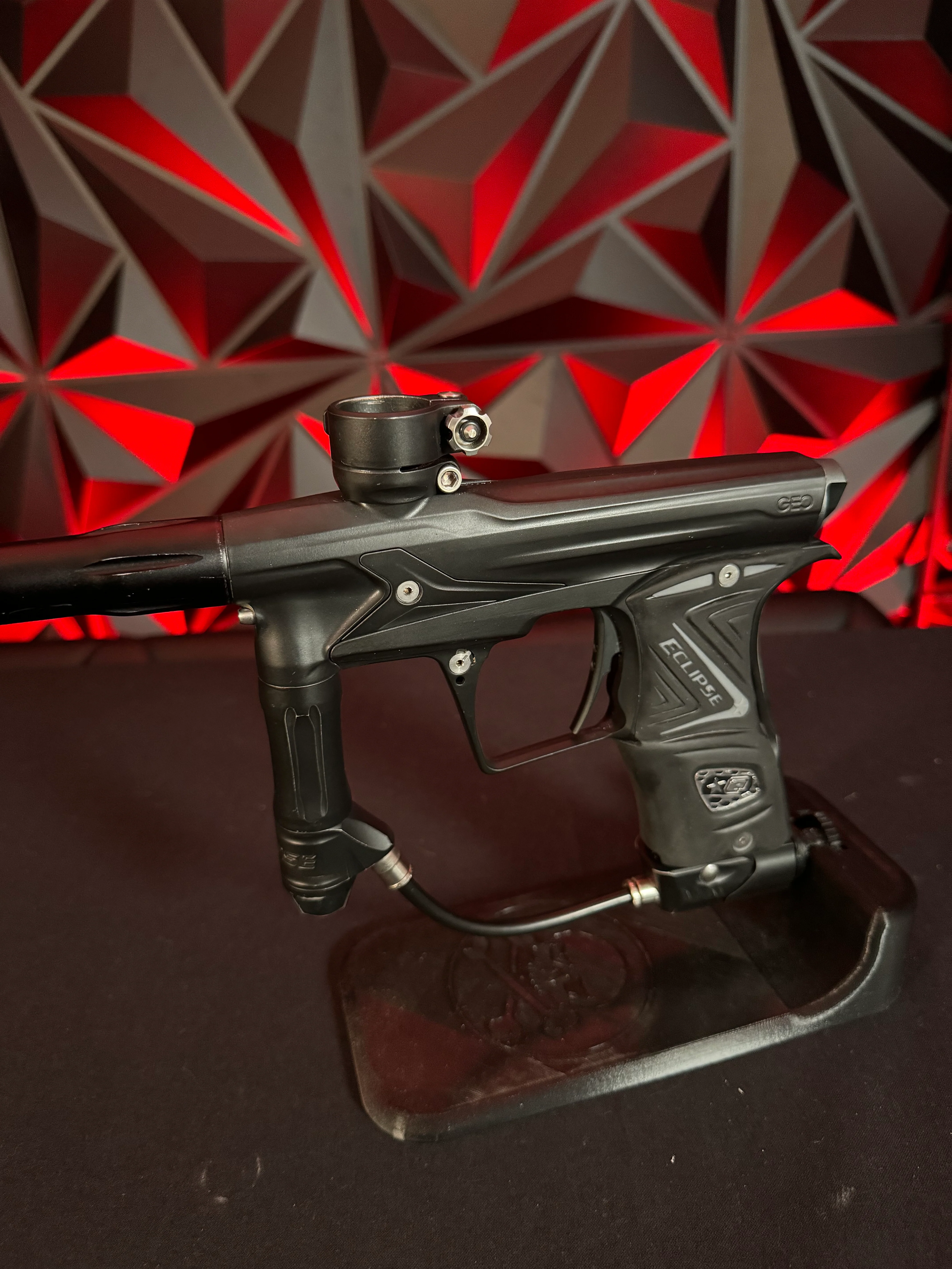 Used Planet Eclipse Geo 3 Paintball Gun - Black w/ Dye UL Barrel & IV Core - Image 4