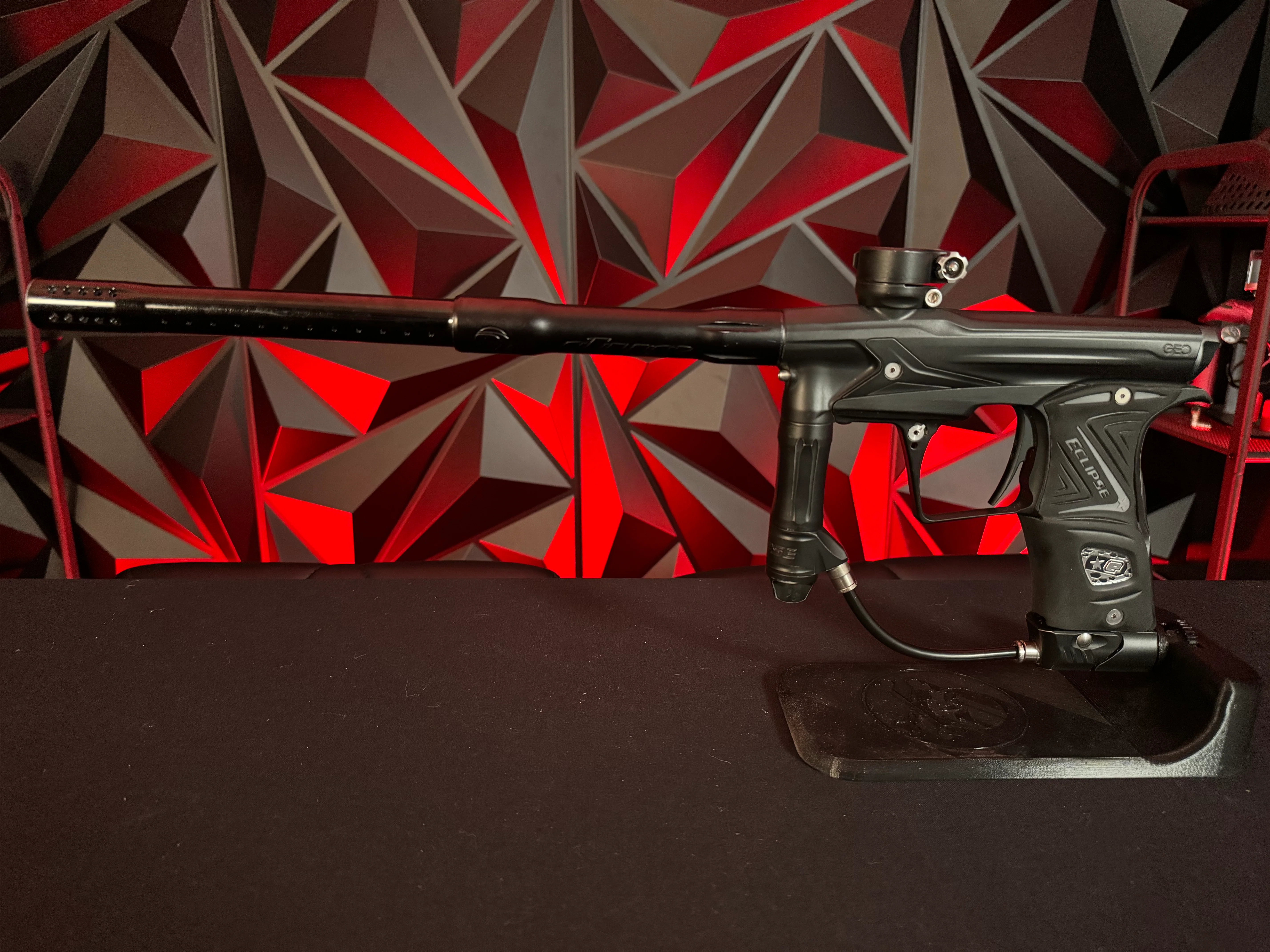 Used Planet Eclipse Geo 3 Paintball Gun - Black w/ Dye UL Barrel & IV Core - Image 9