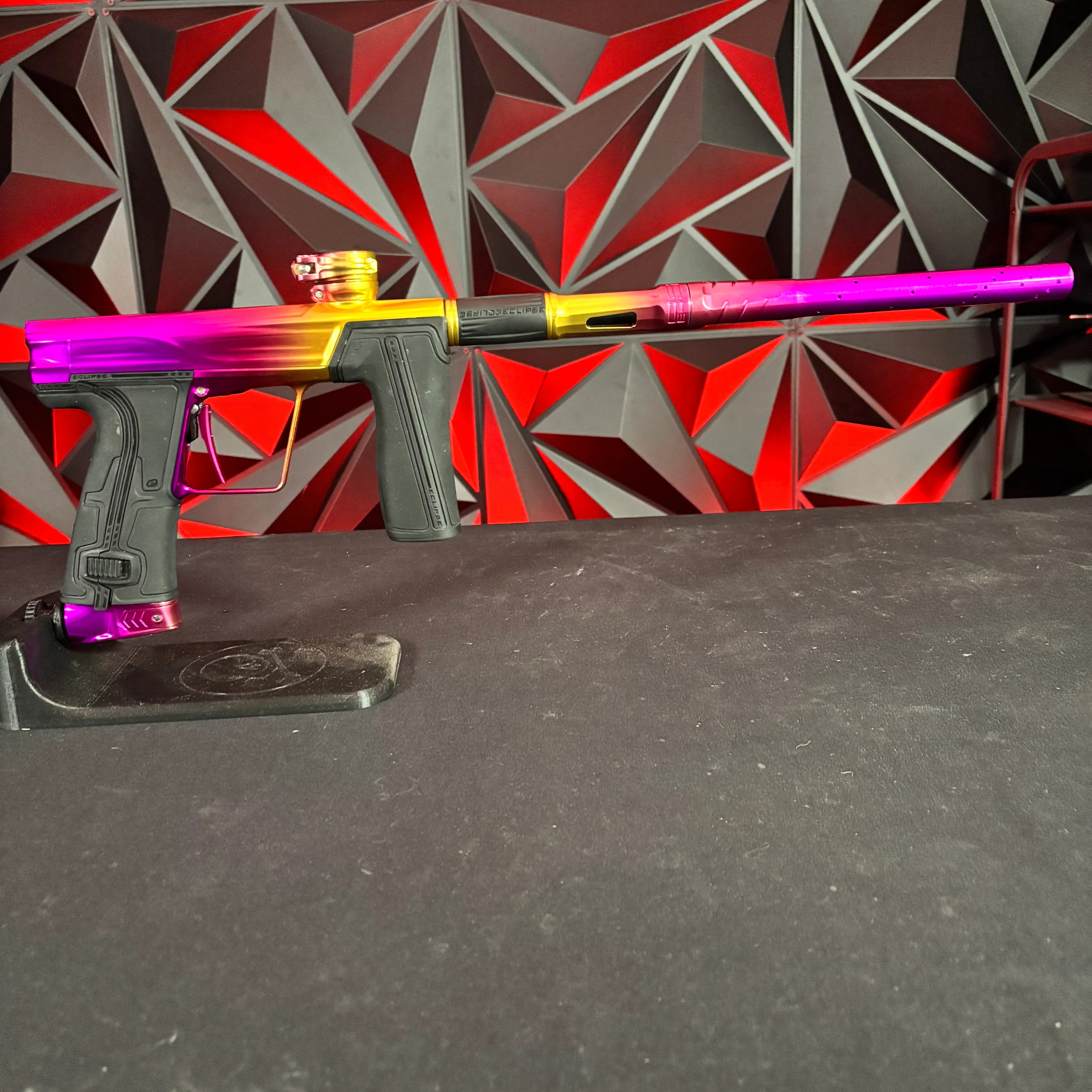 Used Planet Eclipse R5 Paintball Gun - Custom Starburst Fade (1 of 1) *Owners Gun* - Image 6