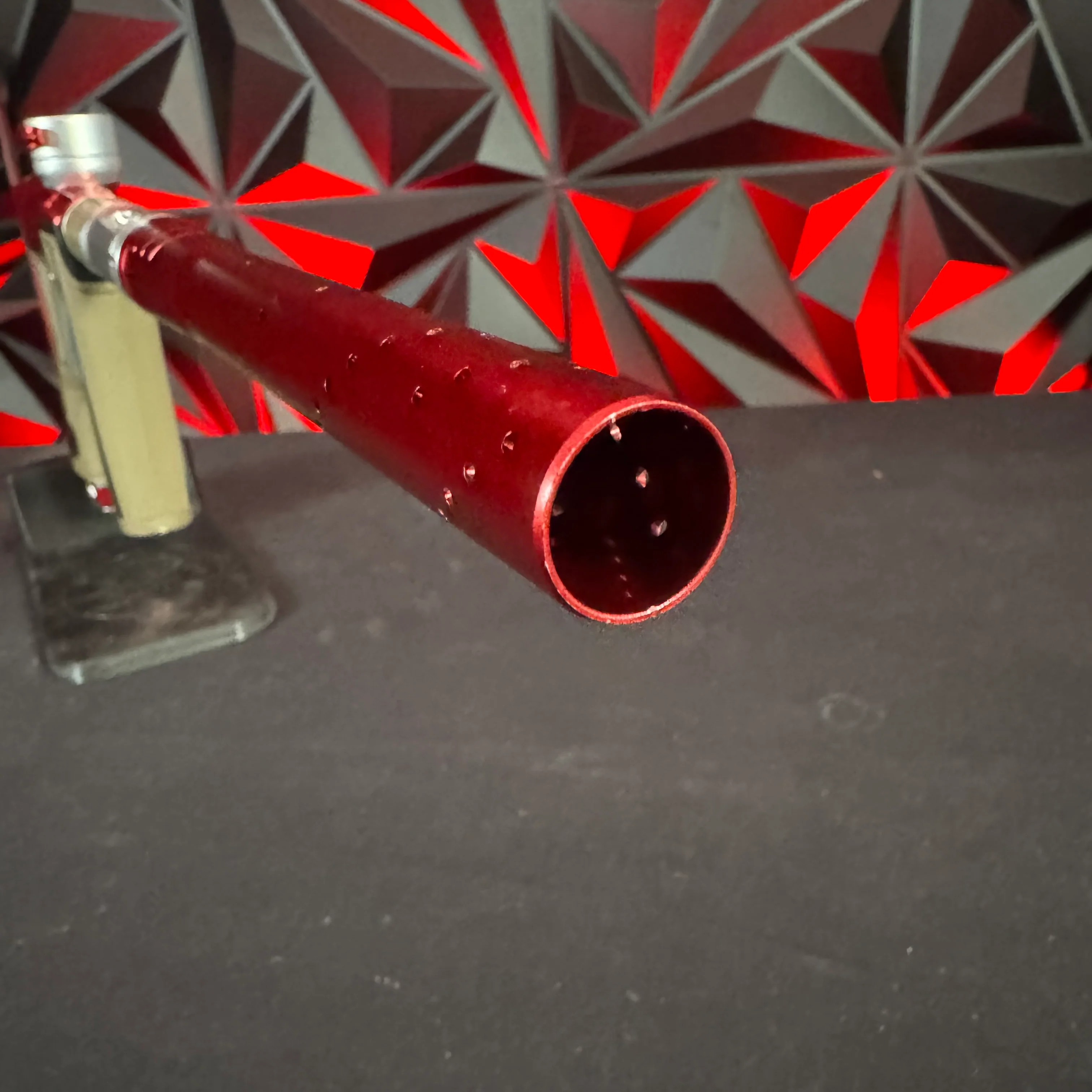 Used Planet Eclipse Project Scales Geo R5 Paintball Gun - Red/Silver w/ Earth Grips - Image 9