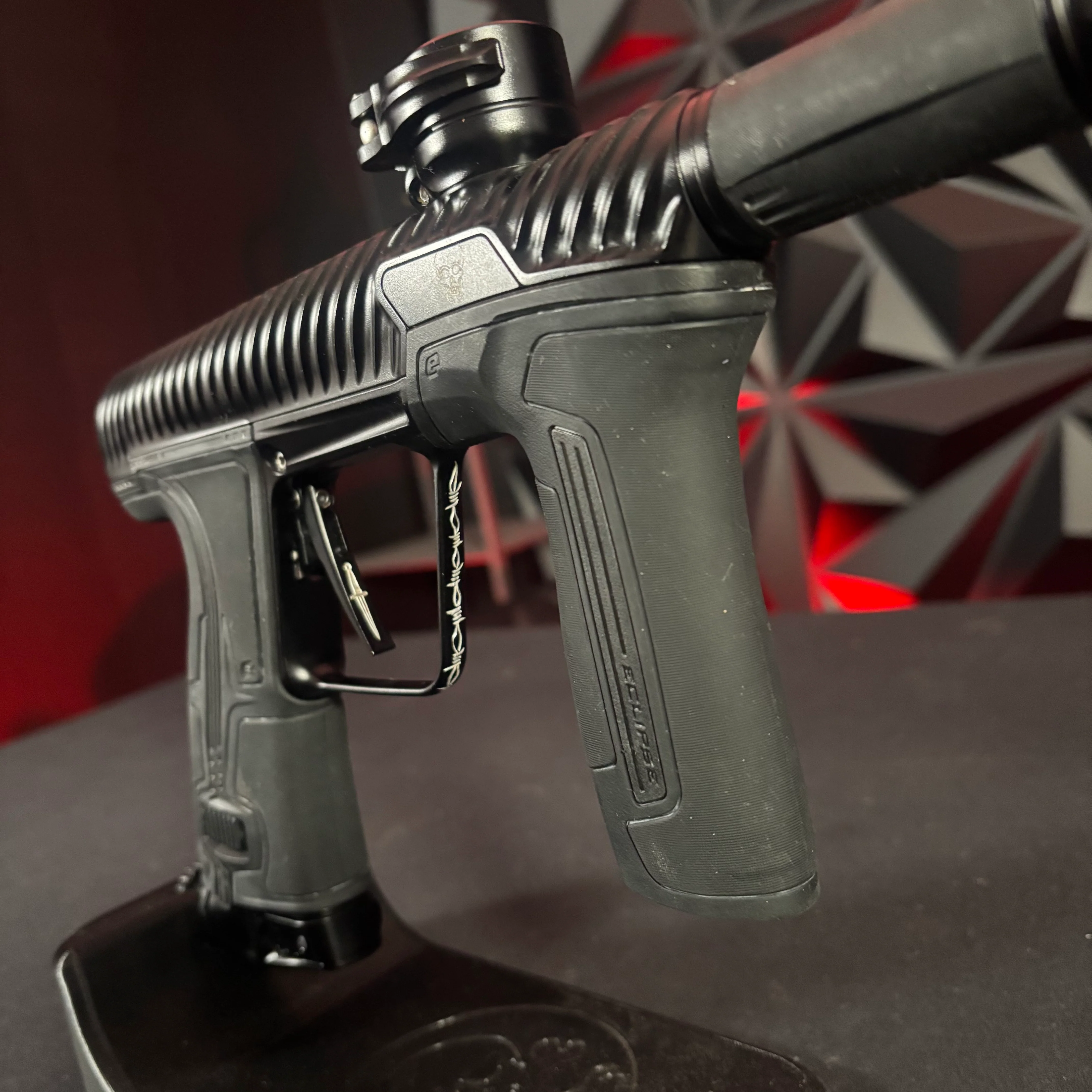 Used Planet Eclipse TWISTER CS3 Paintball Gun - Black w/ Engravings - Image 6