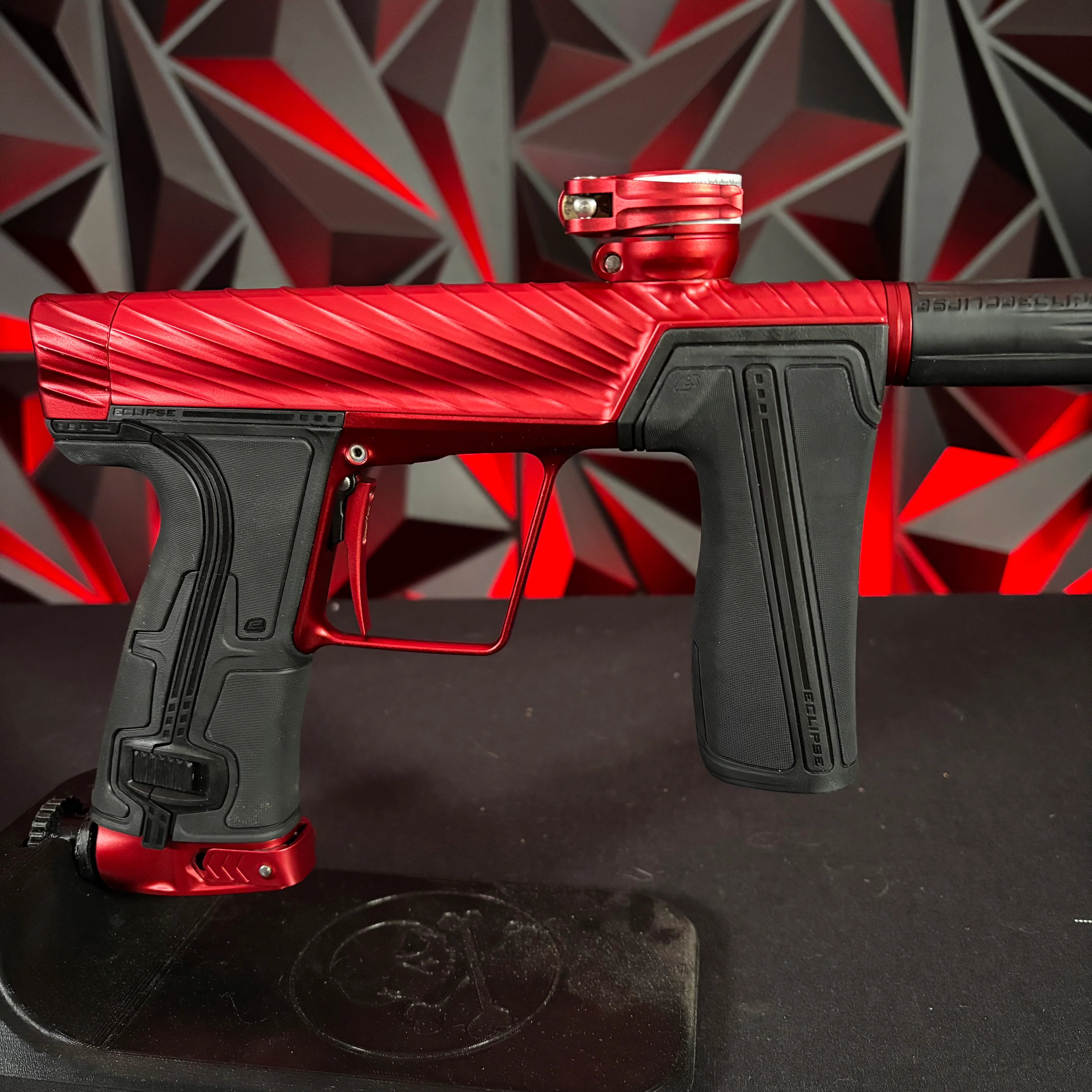 Used Planet Eclipse/Twister Geo R5 Paintball Marker - Express (Solid Red) - Image 3