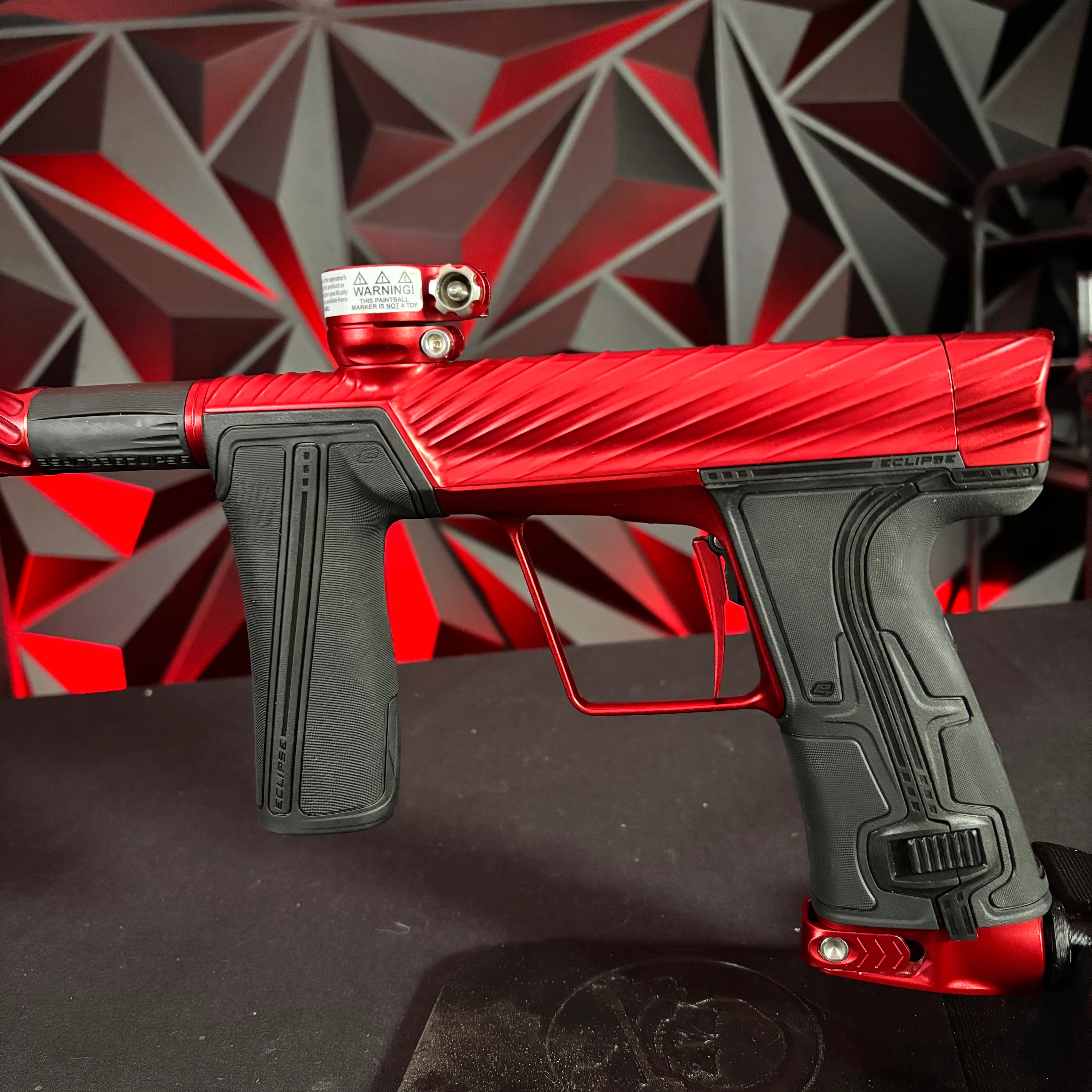 Used Planet Eclipse/Twister Geo R5 Paintball Marker - Express (Solid Red) - Image 4