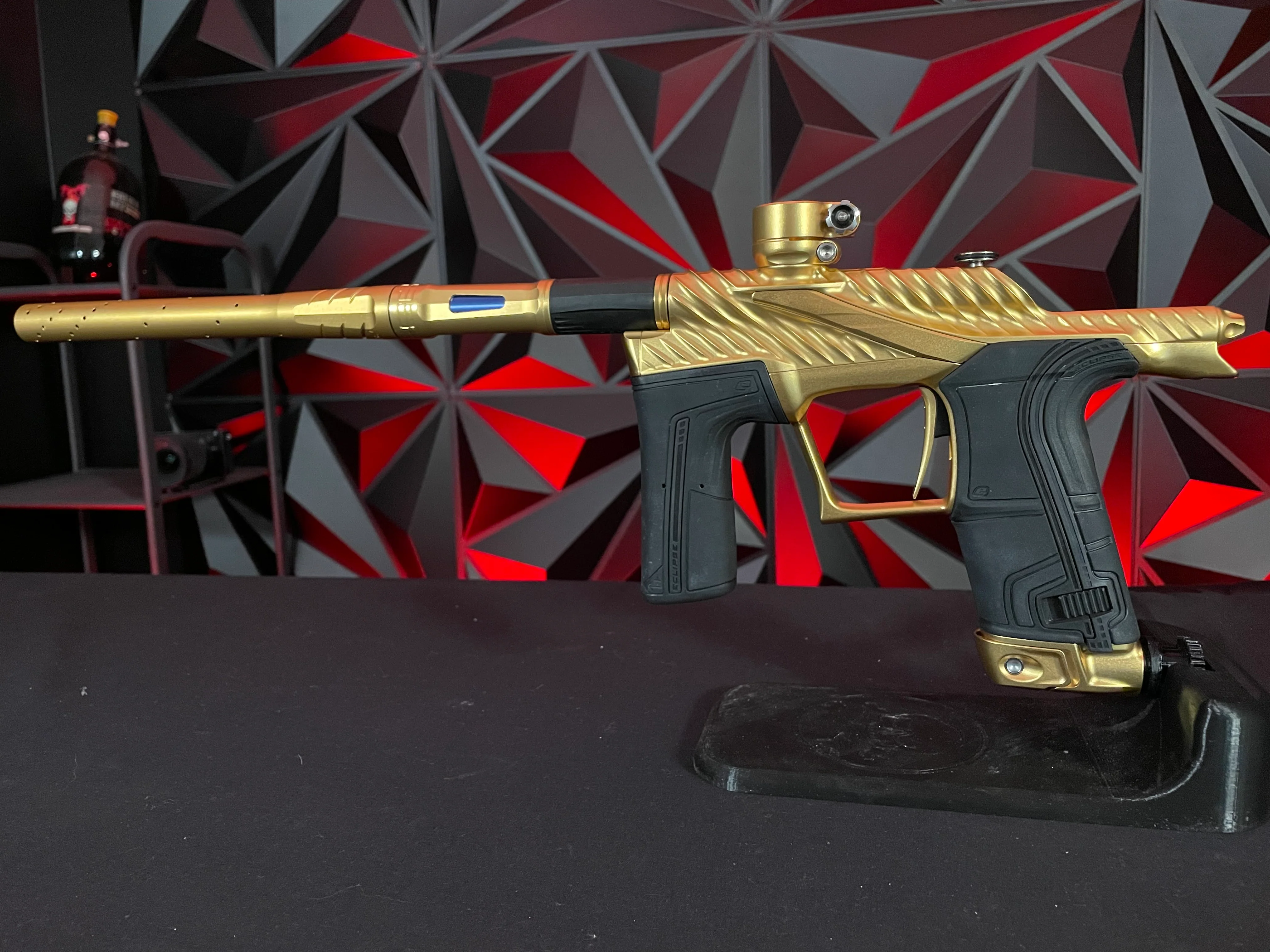 Used Planet Eclipse Twister LV2 Paintball Marker - Spectrum (All Gold) - Image 6