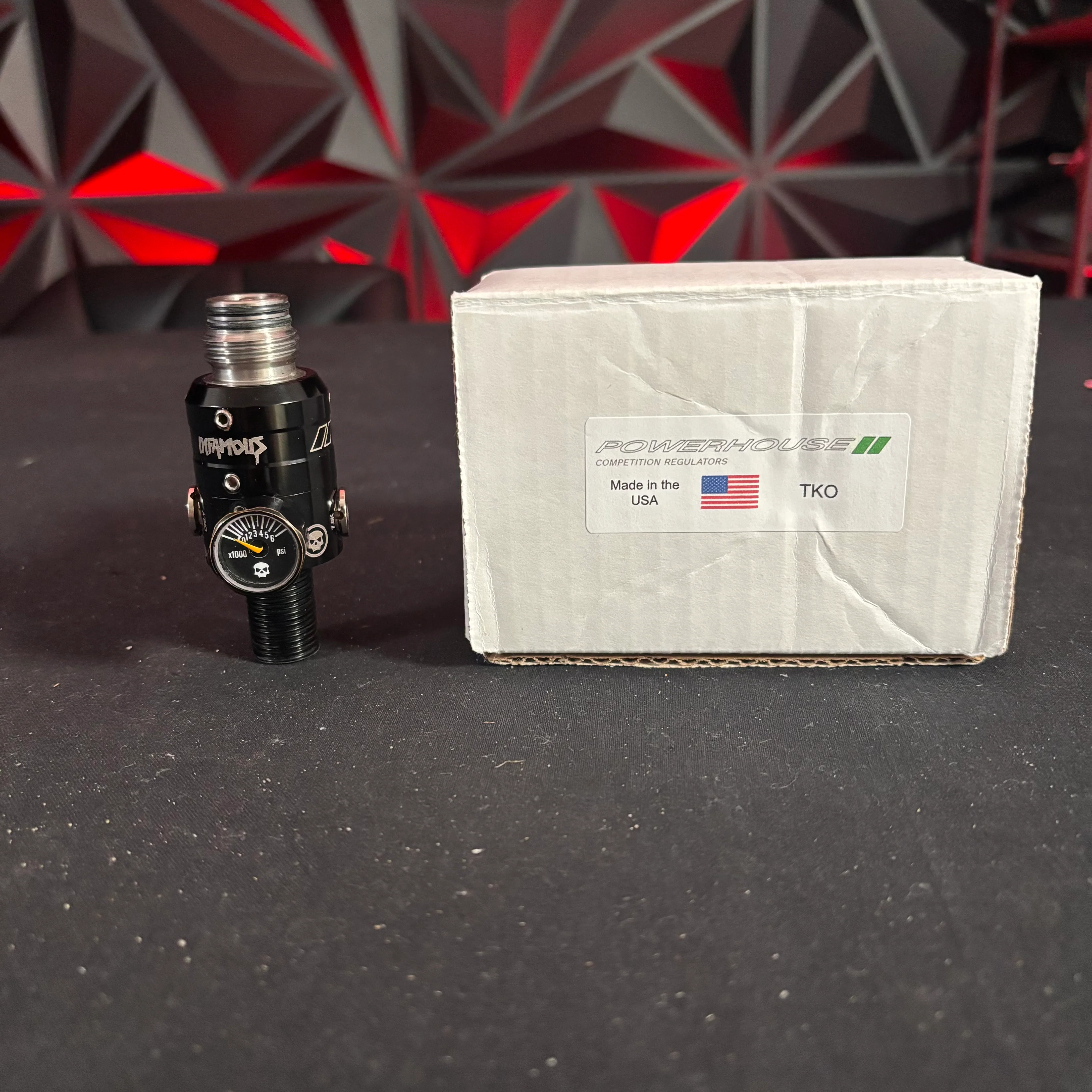Used Powerhouse TKO Tank Regulator - Mid body - Black