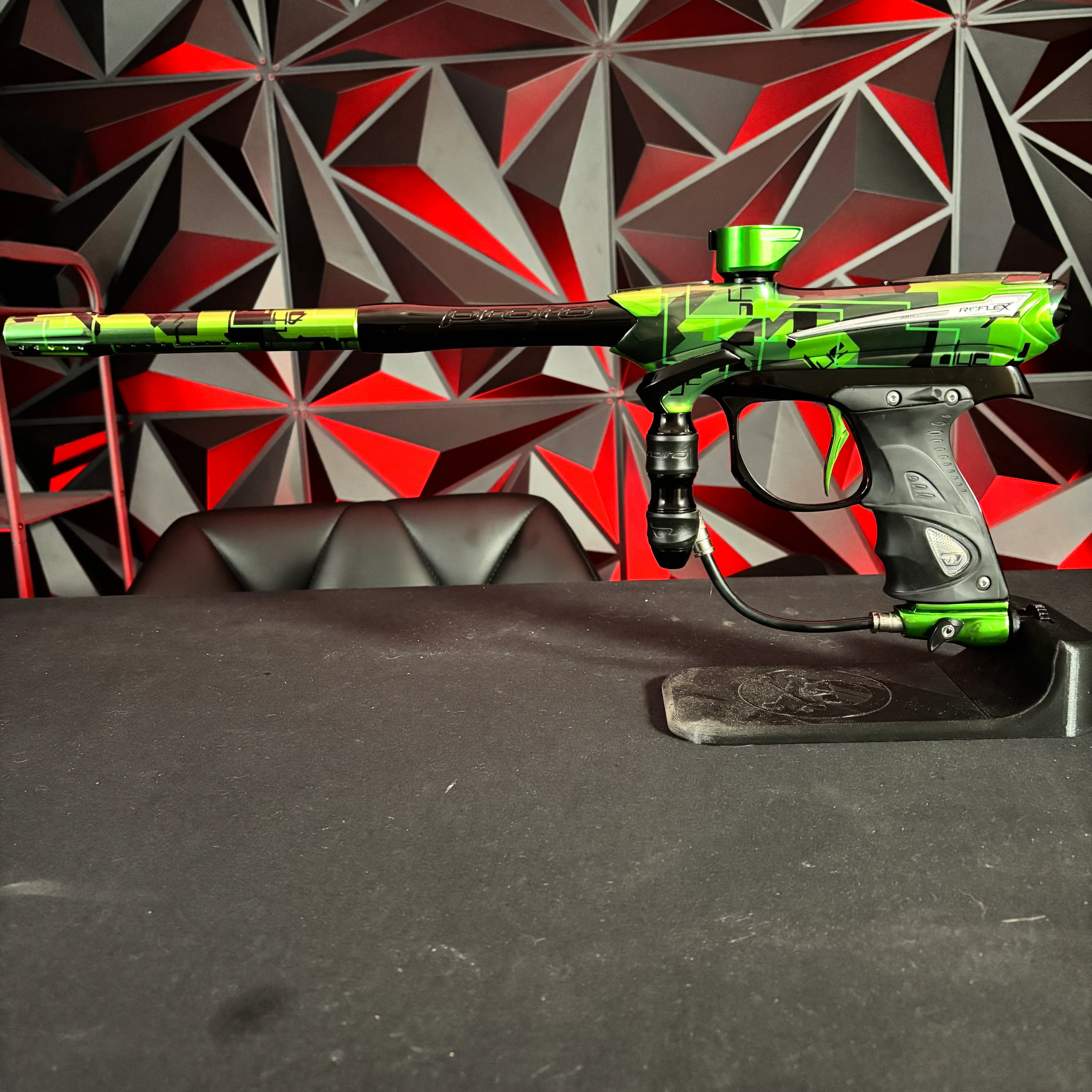 Used Dye Proto Reflex Paintball Marker- Hex Green - Image 6