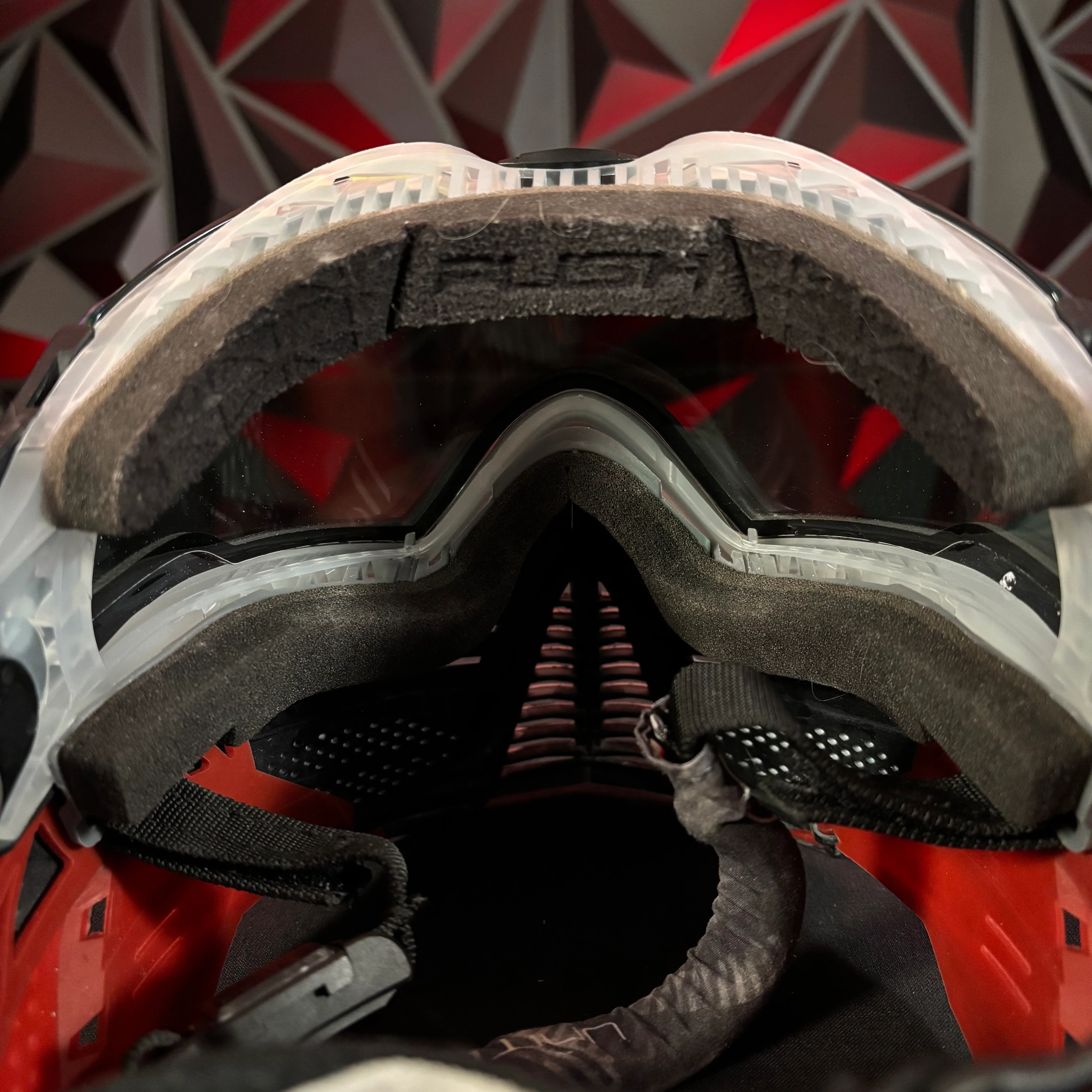 Used Push/Infamous Skull Paintball Mask w/Hard Case - Image 5