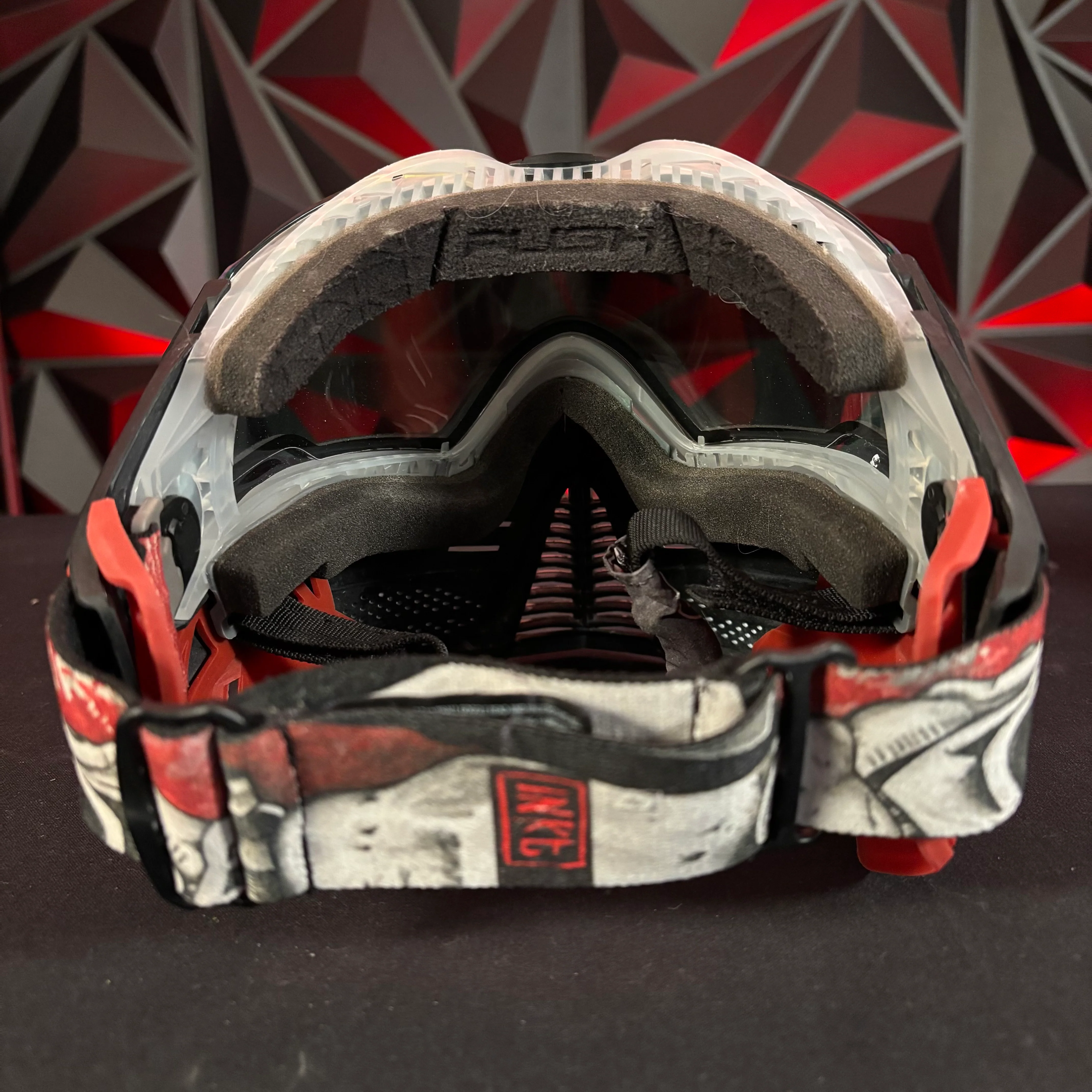 Used Push/Infamous Skull Paintball Mask w/Hard Case - Image 6