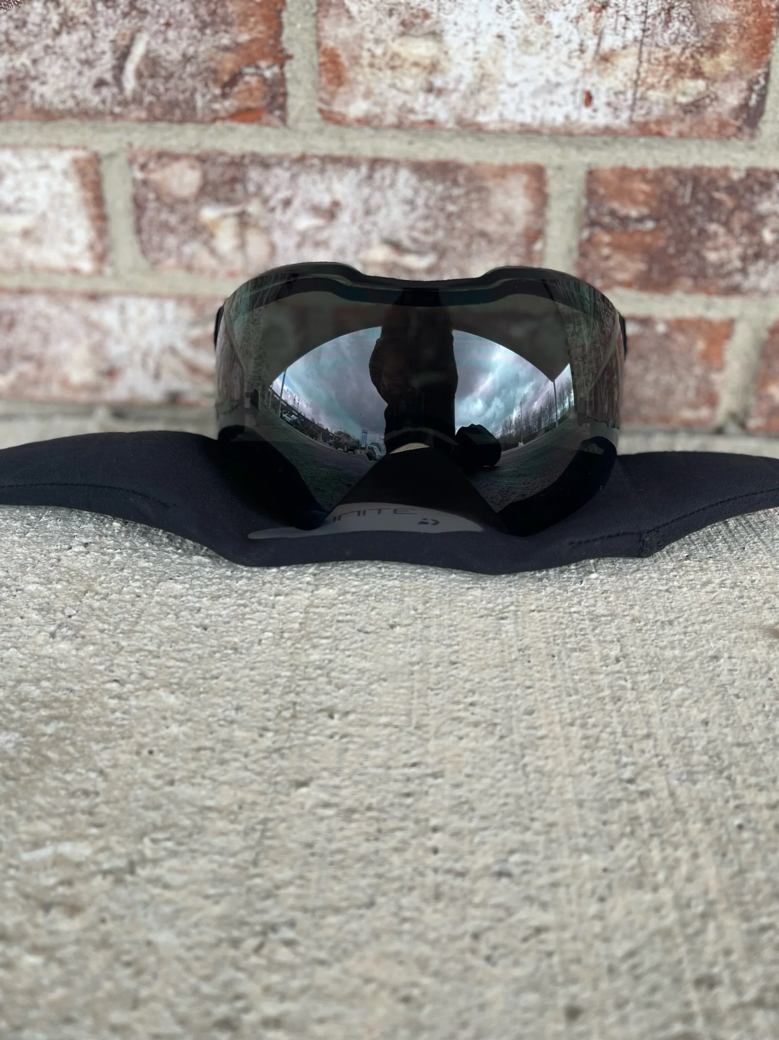 Used Push Unite Paintball Lens - Smoke w/ Lens Cover - Image 2
