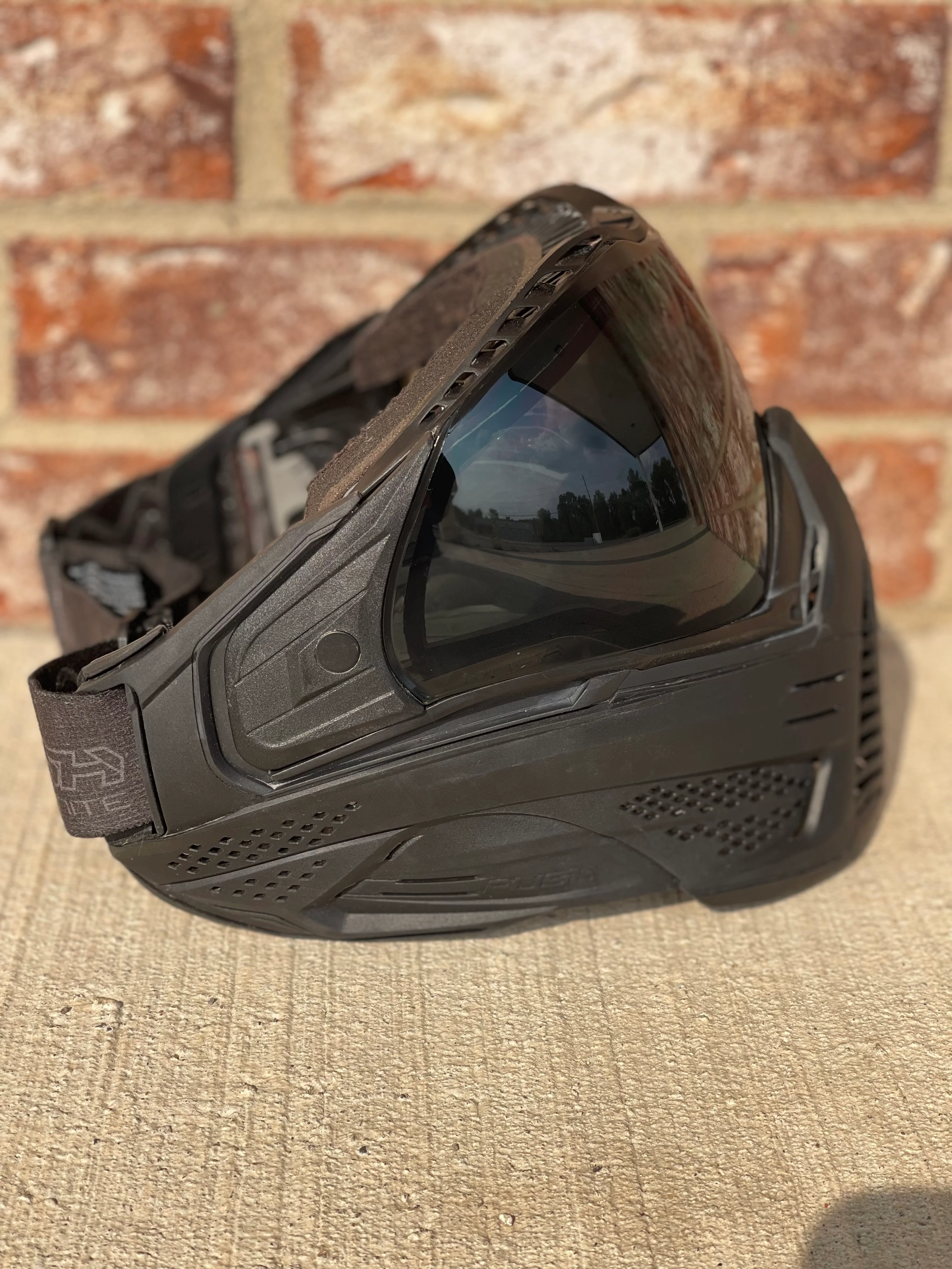 Used Push Unite Paintball Mask- Black/Black - Image 2