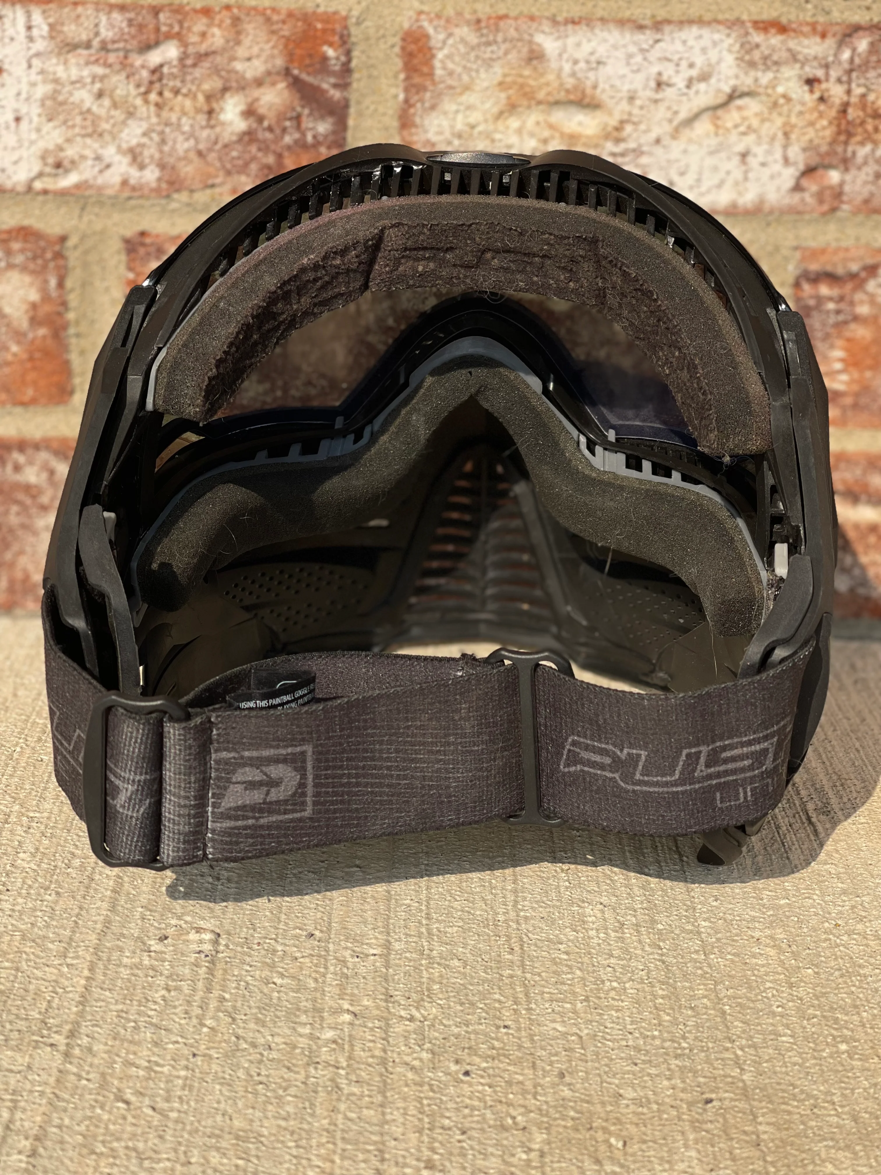 Used Push Unite Paintball Mask- Black/Black - Image 4
