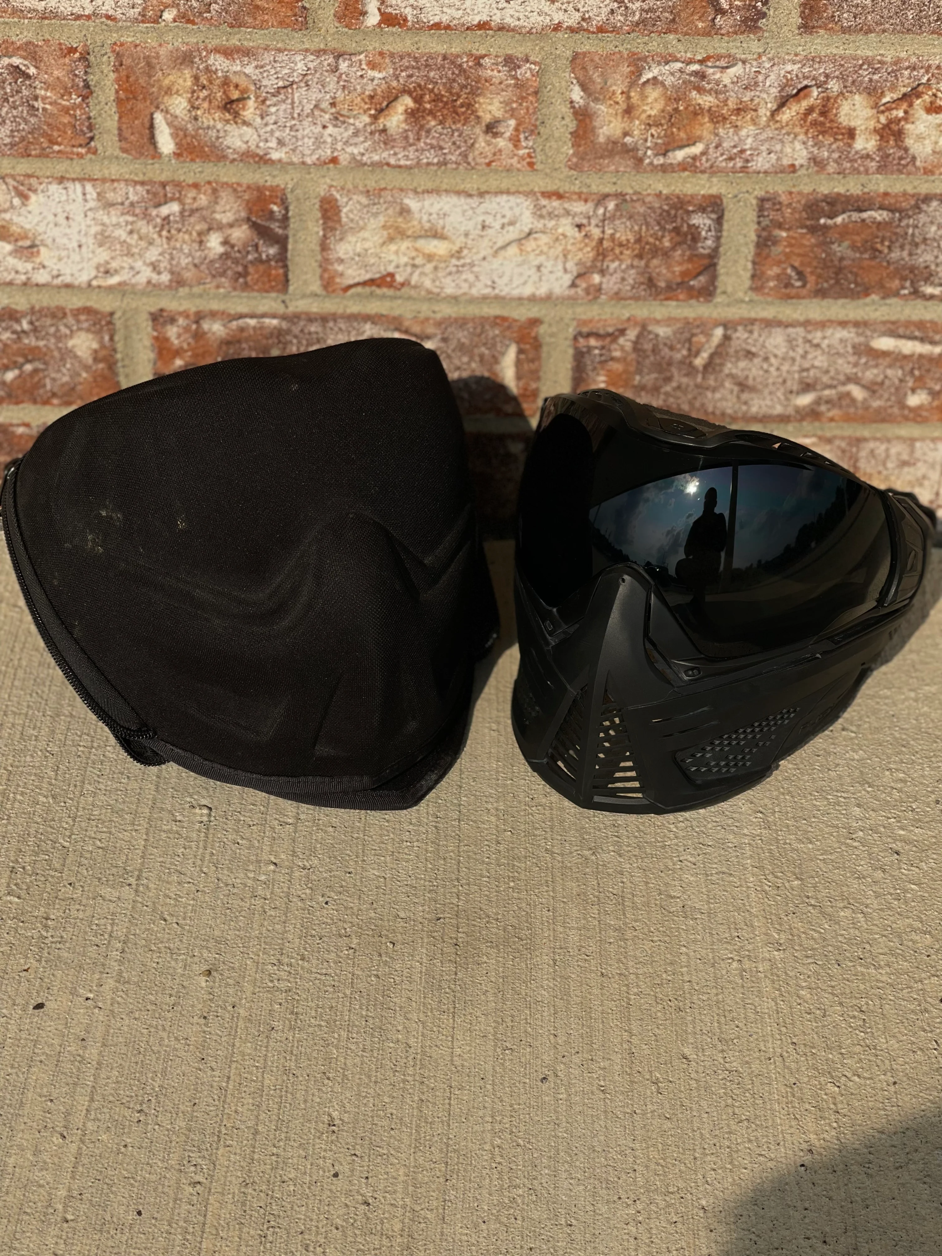 Used Push Unite Paintball Mask- Black/Black - Image 5