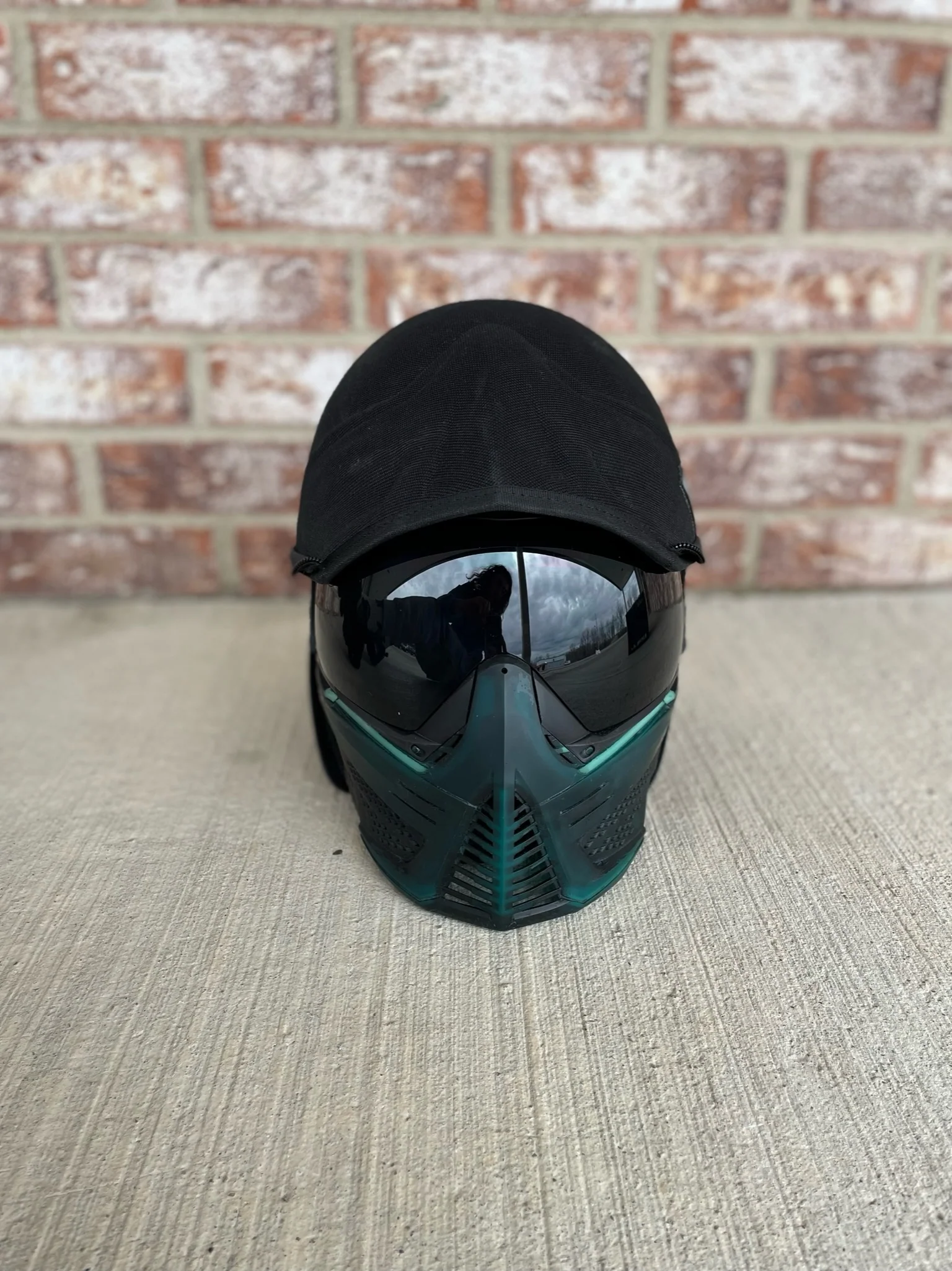 Used Push Unite Paintball Mask - Black/Green with Hard Case - Image 6