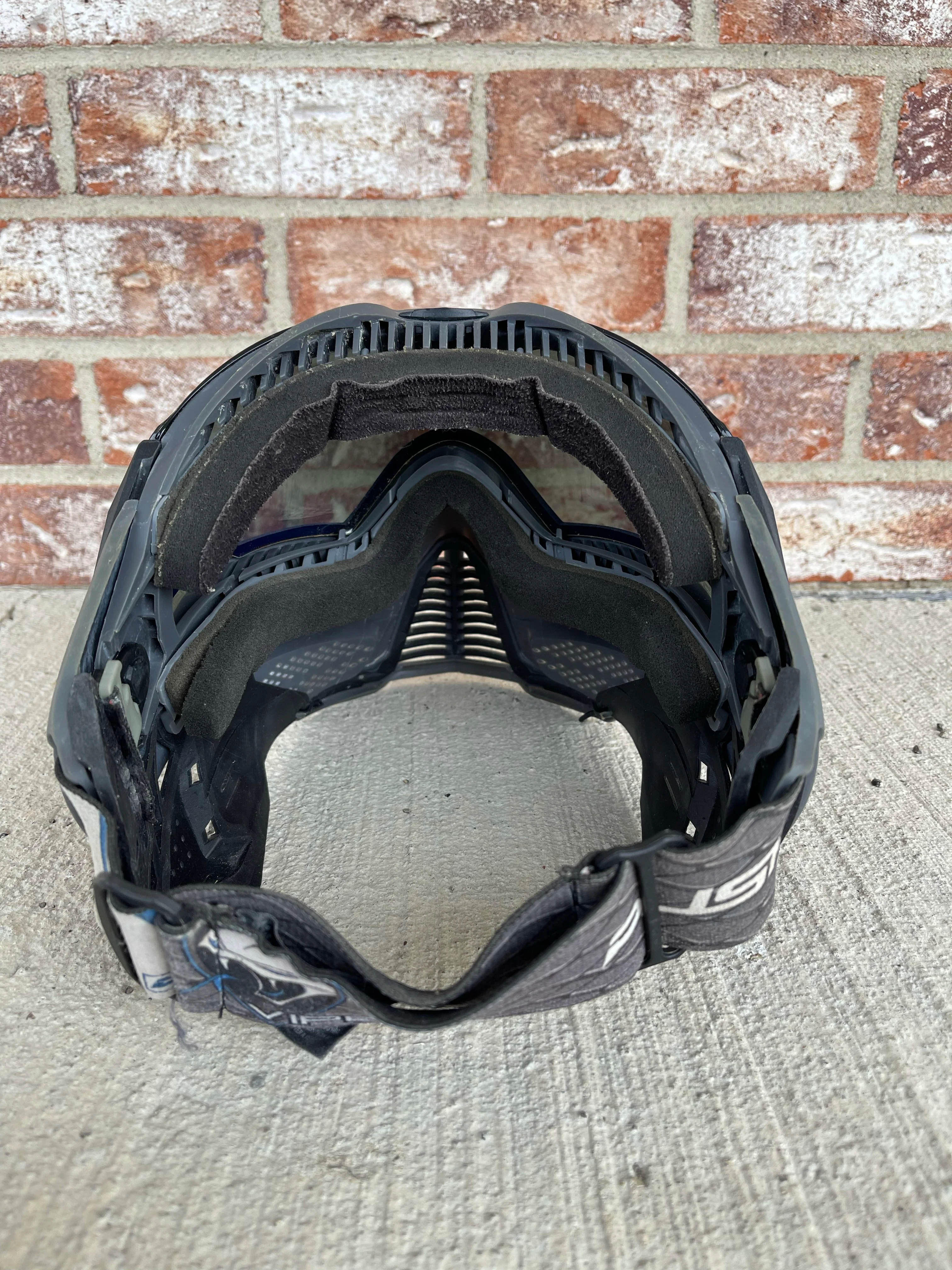 Used Push Unite Paintball Mask- Grey - Image 4