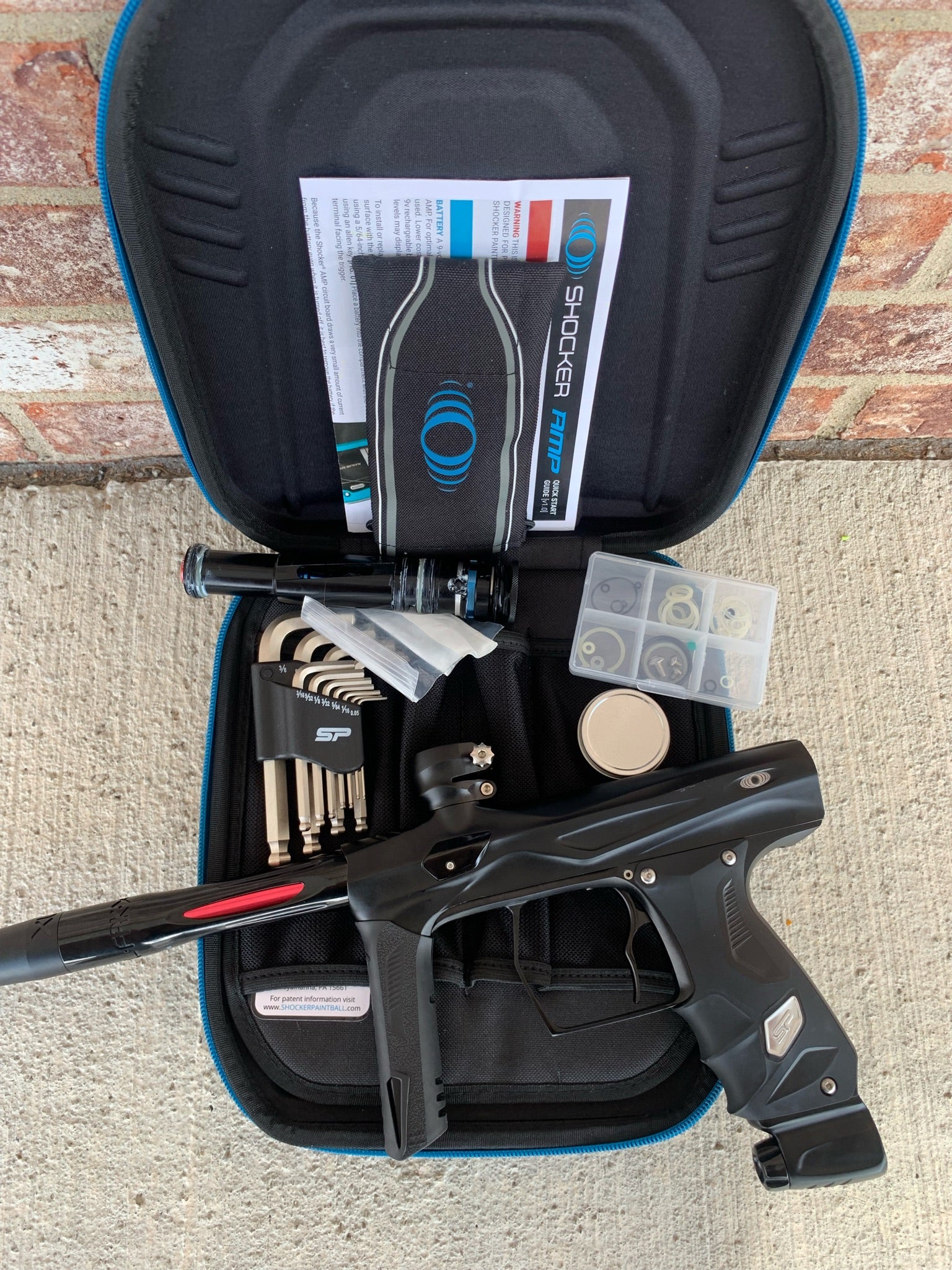 Used Shocker Amp Paintball Gun - Black - Image 5