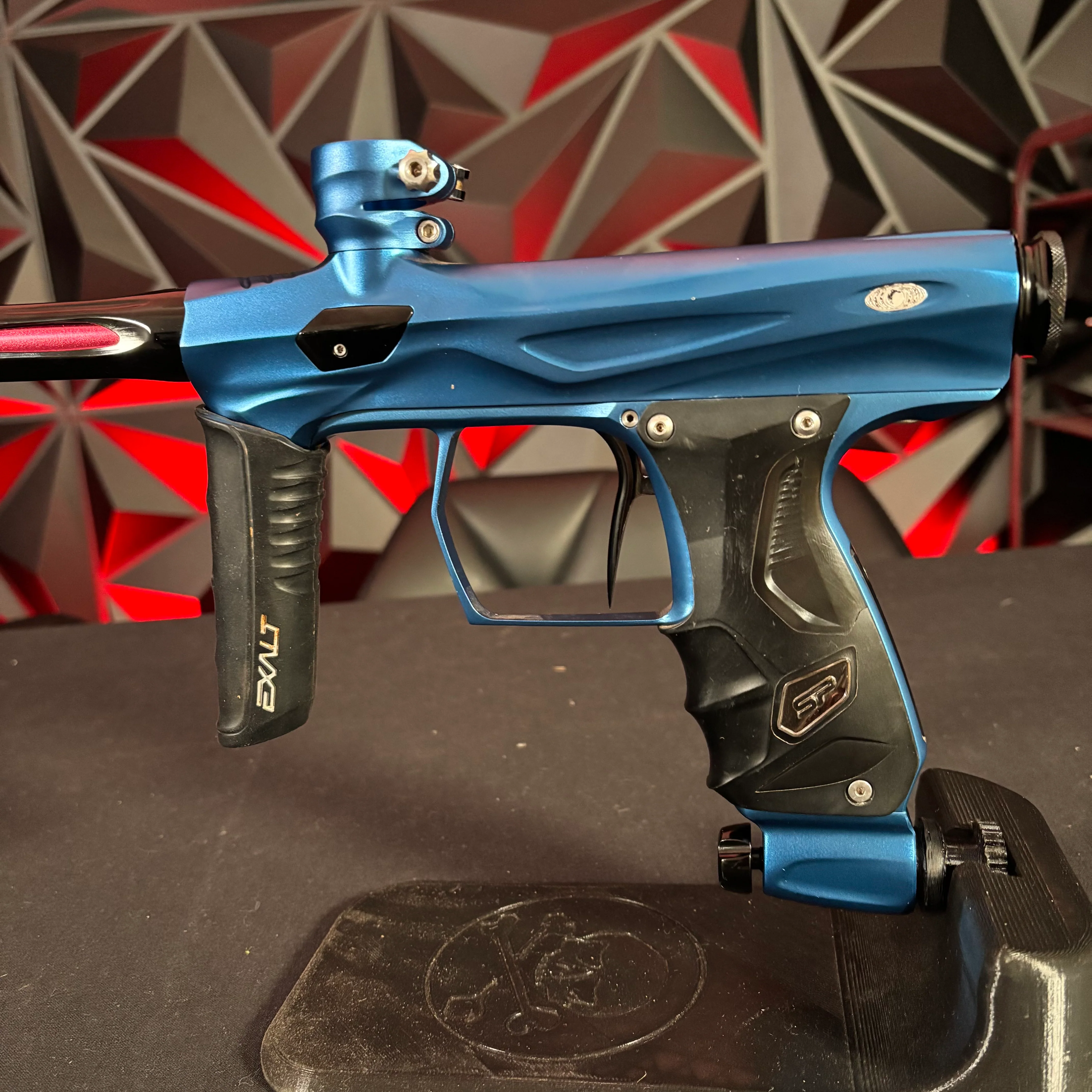 Used Shocker Amp Paintball Gun - Blue - Image 3