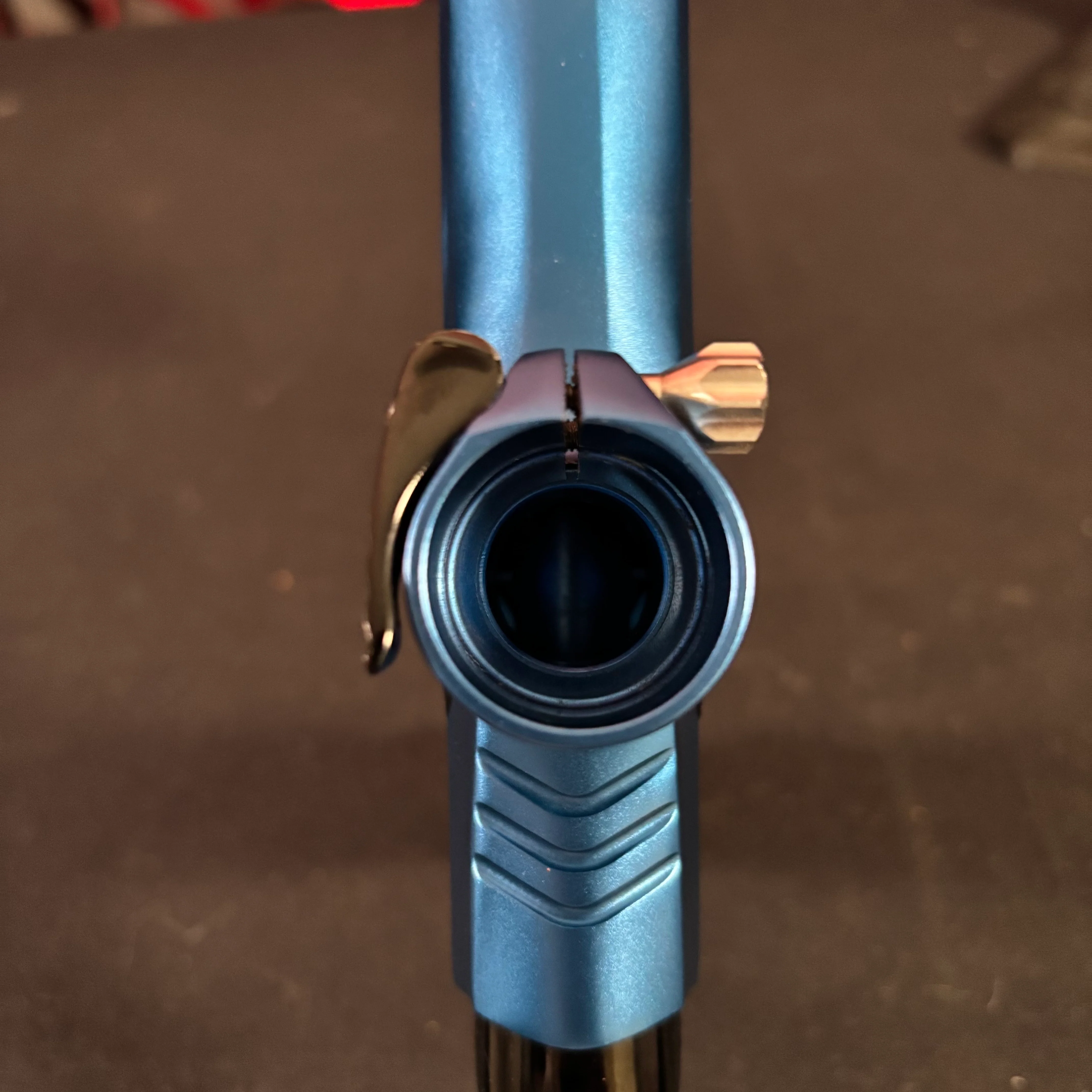 Used Shocker Amp Paintball Gun - Blue - Image 9