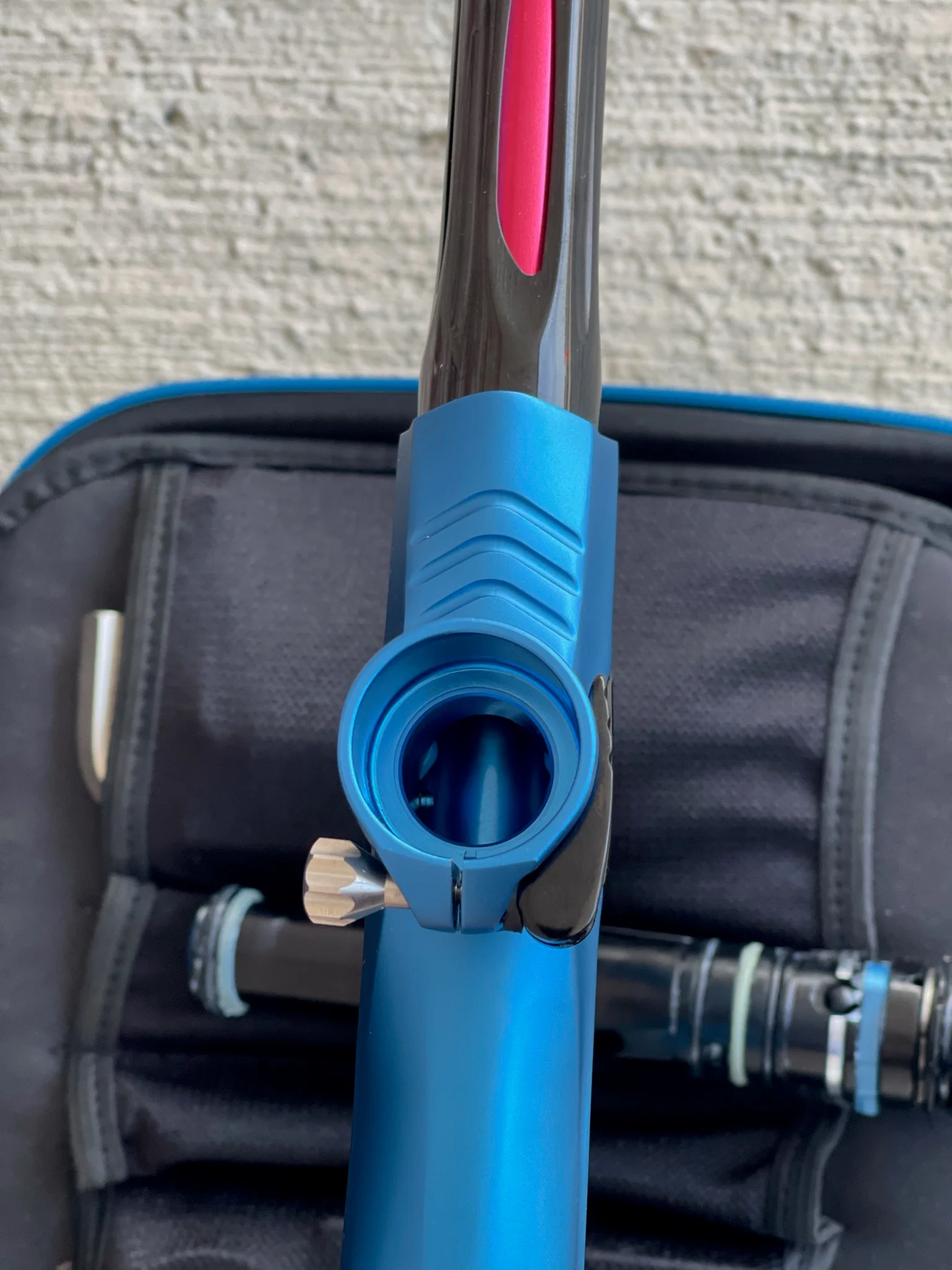 Used Shocker Amp Paintball Gun - Dust Blue - Image 6