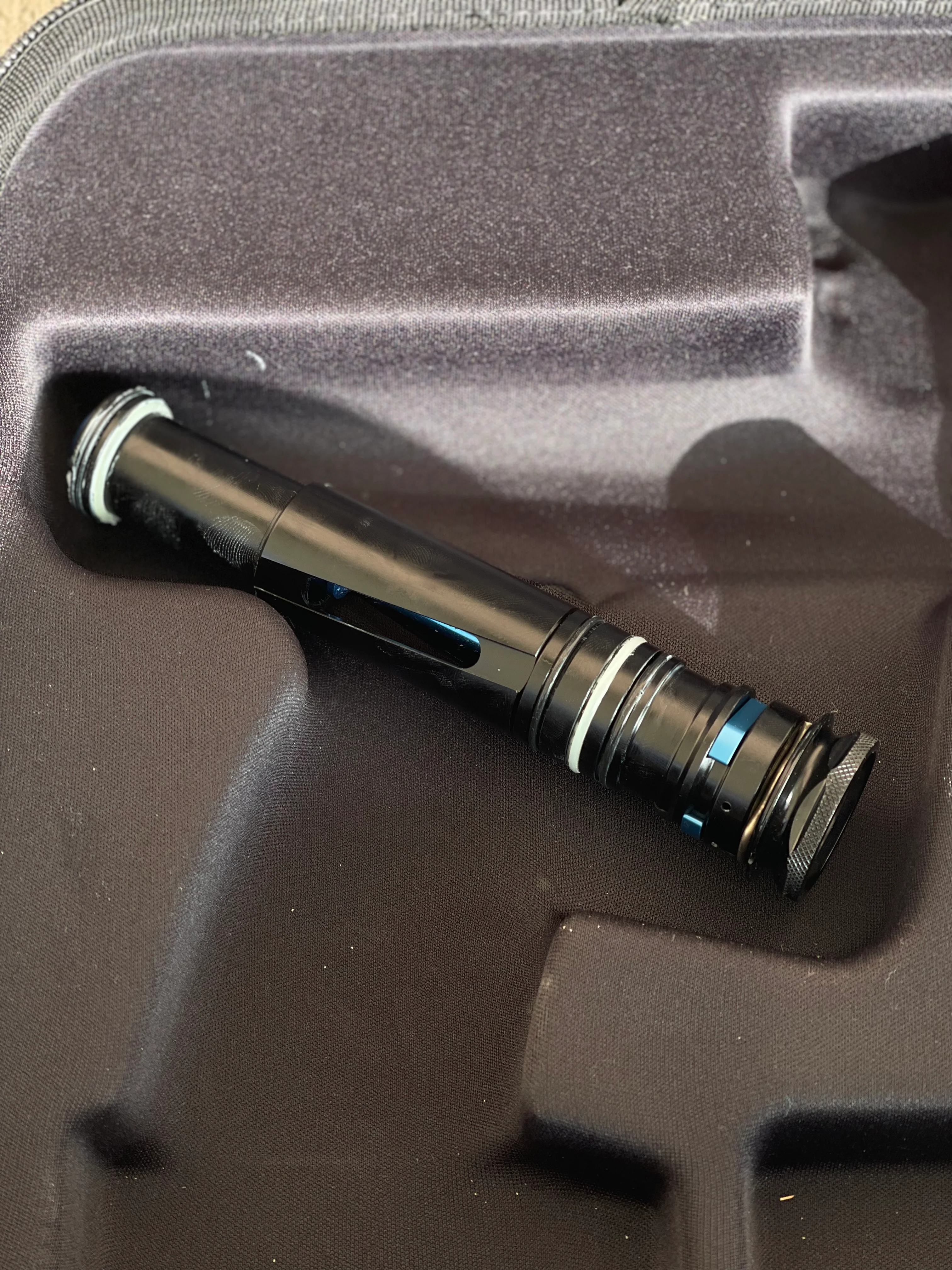 Used Shocker Amp Paintball Gun - Dust Blue - Image 5