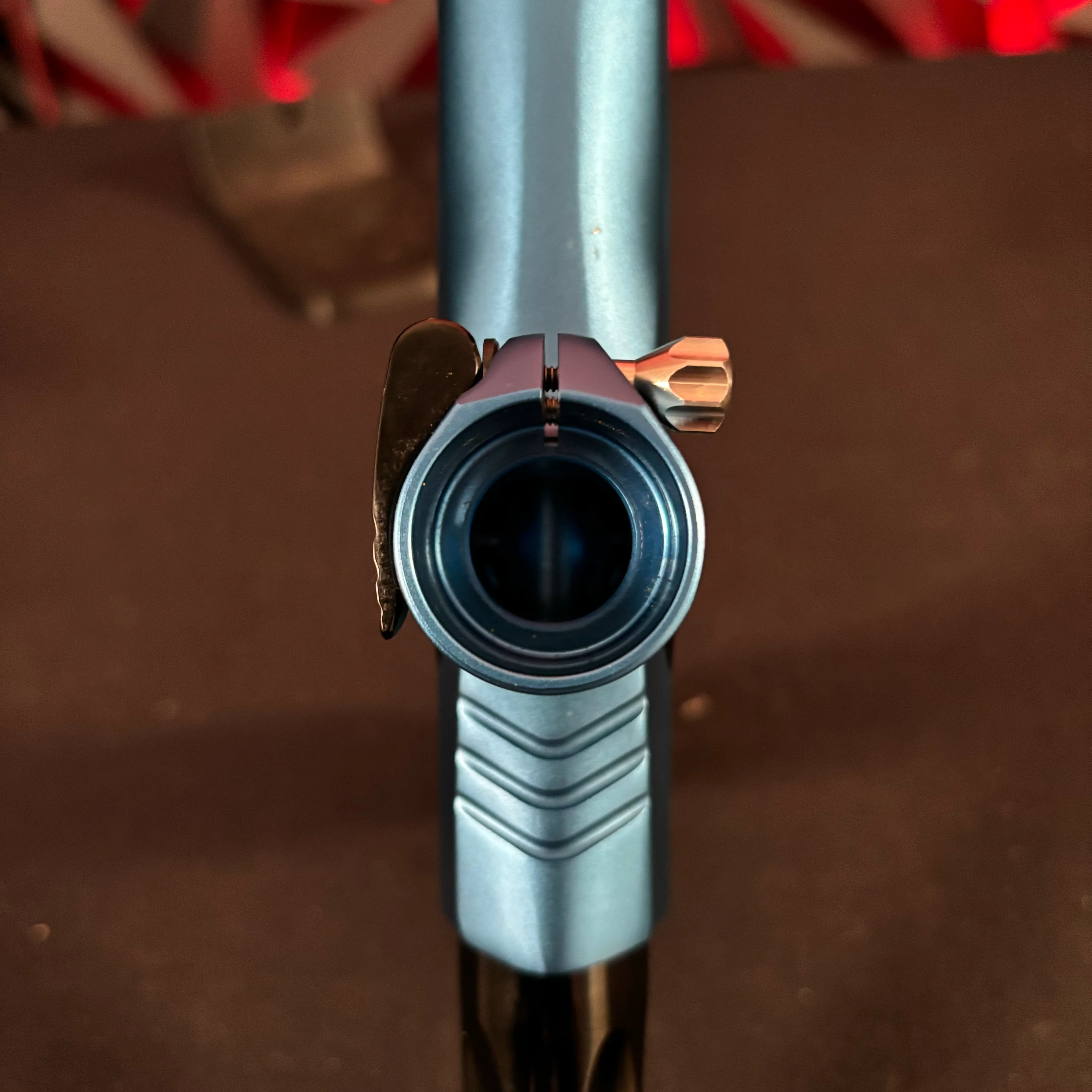 Used Shocker Amp Paintball Gun - Dust Blue - Image 9