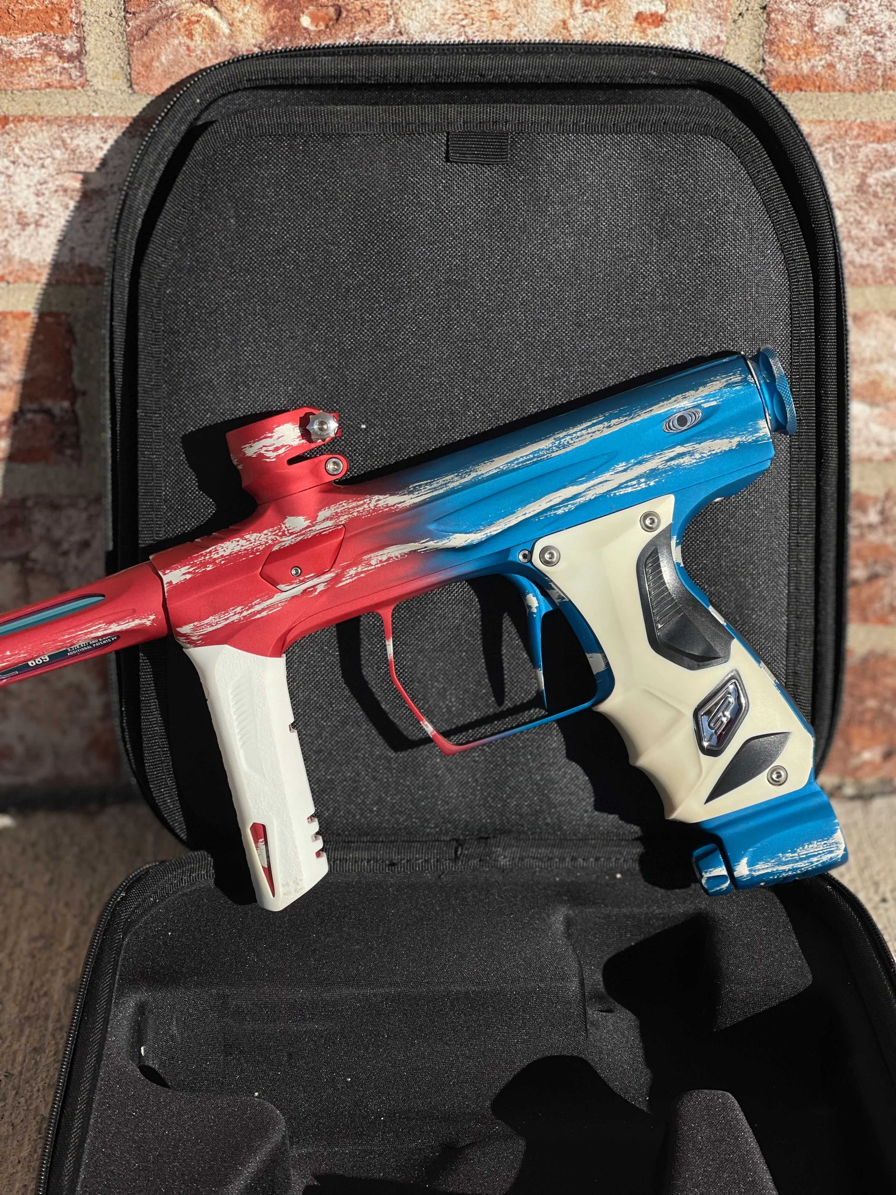 Used Shocker Amp Paintball Gun - LE Patriot - Image 6