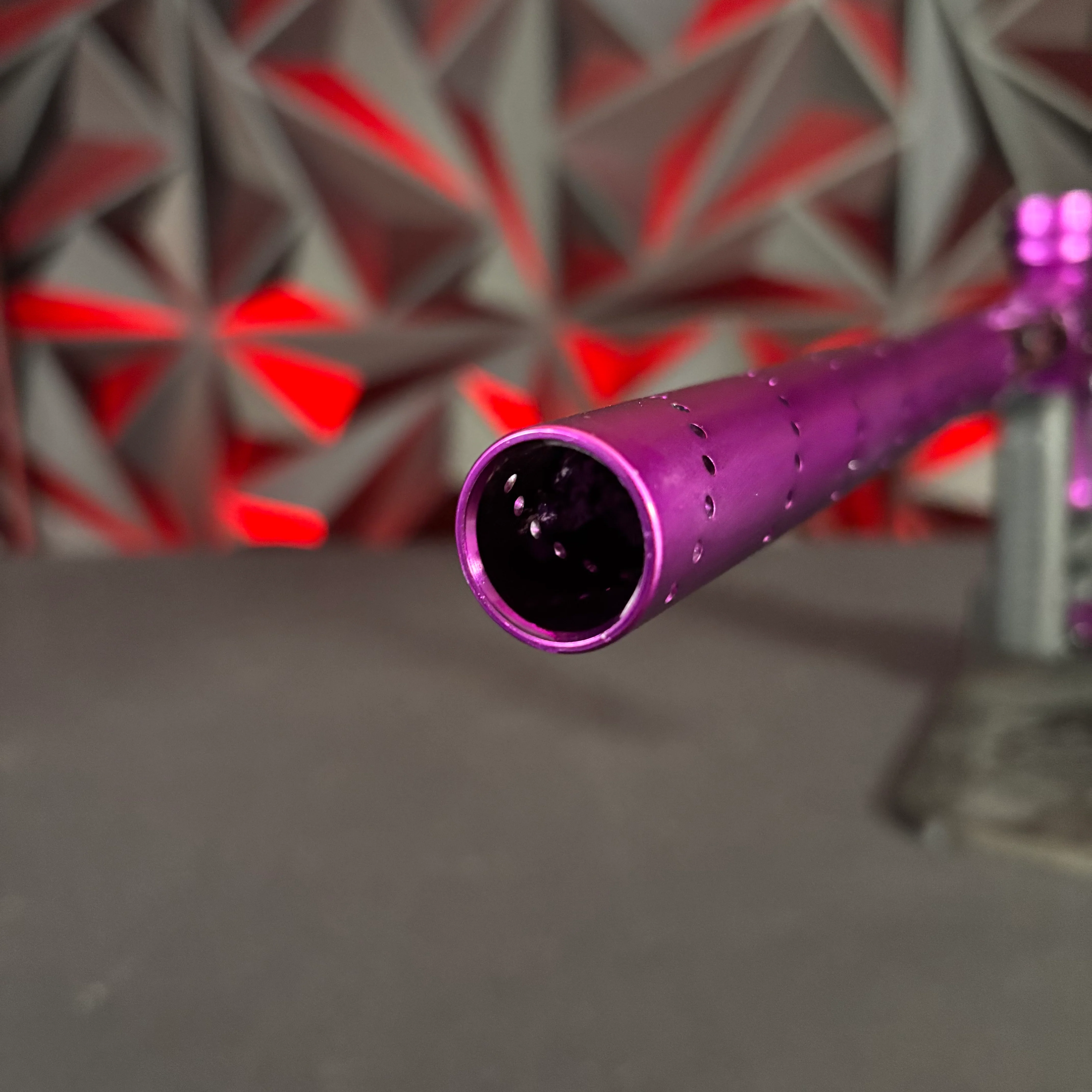 Used Shocker Amp Paintball Gun - Purple/Black - Image 8