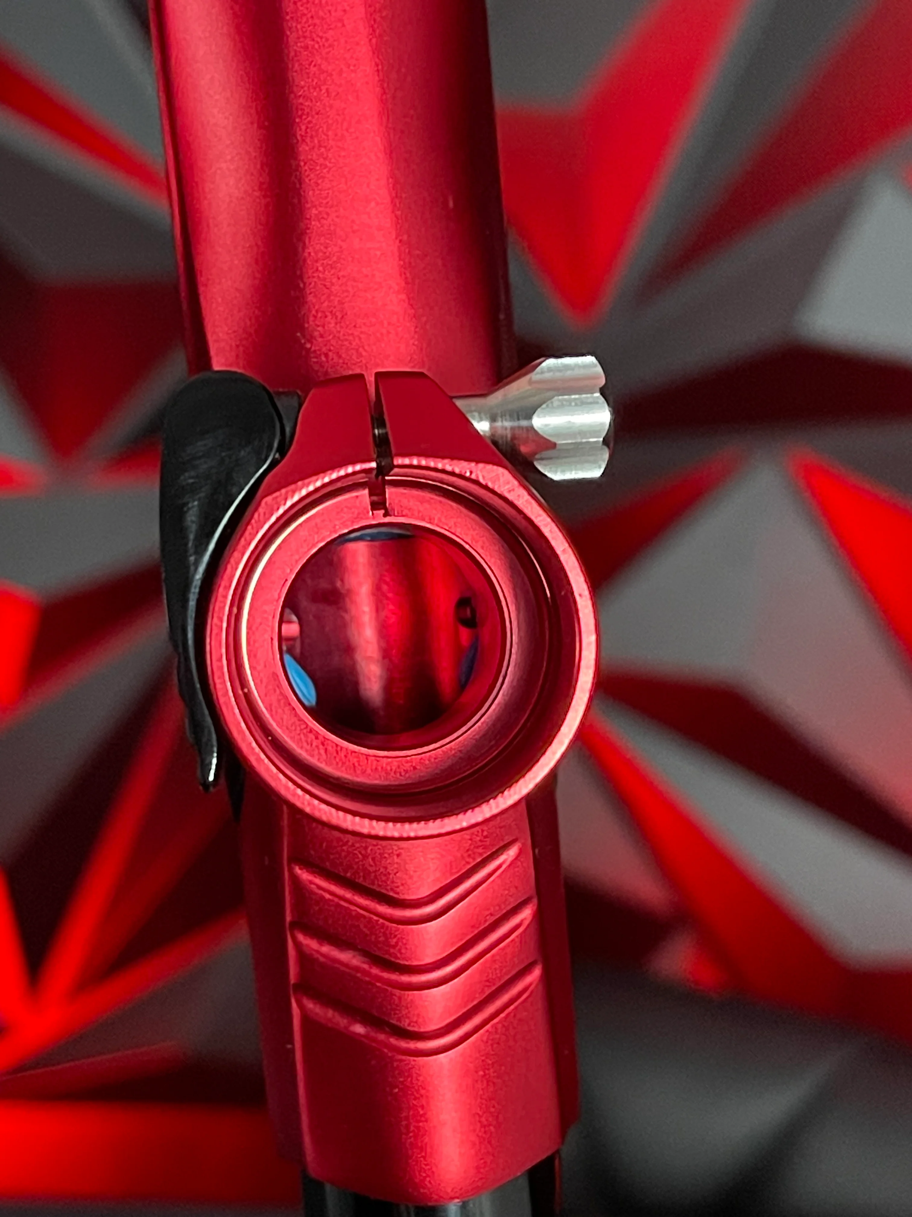 Used Shocker Amp Paintball Gun - Red - Image 4