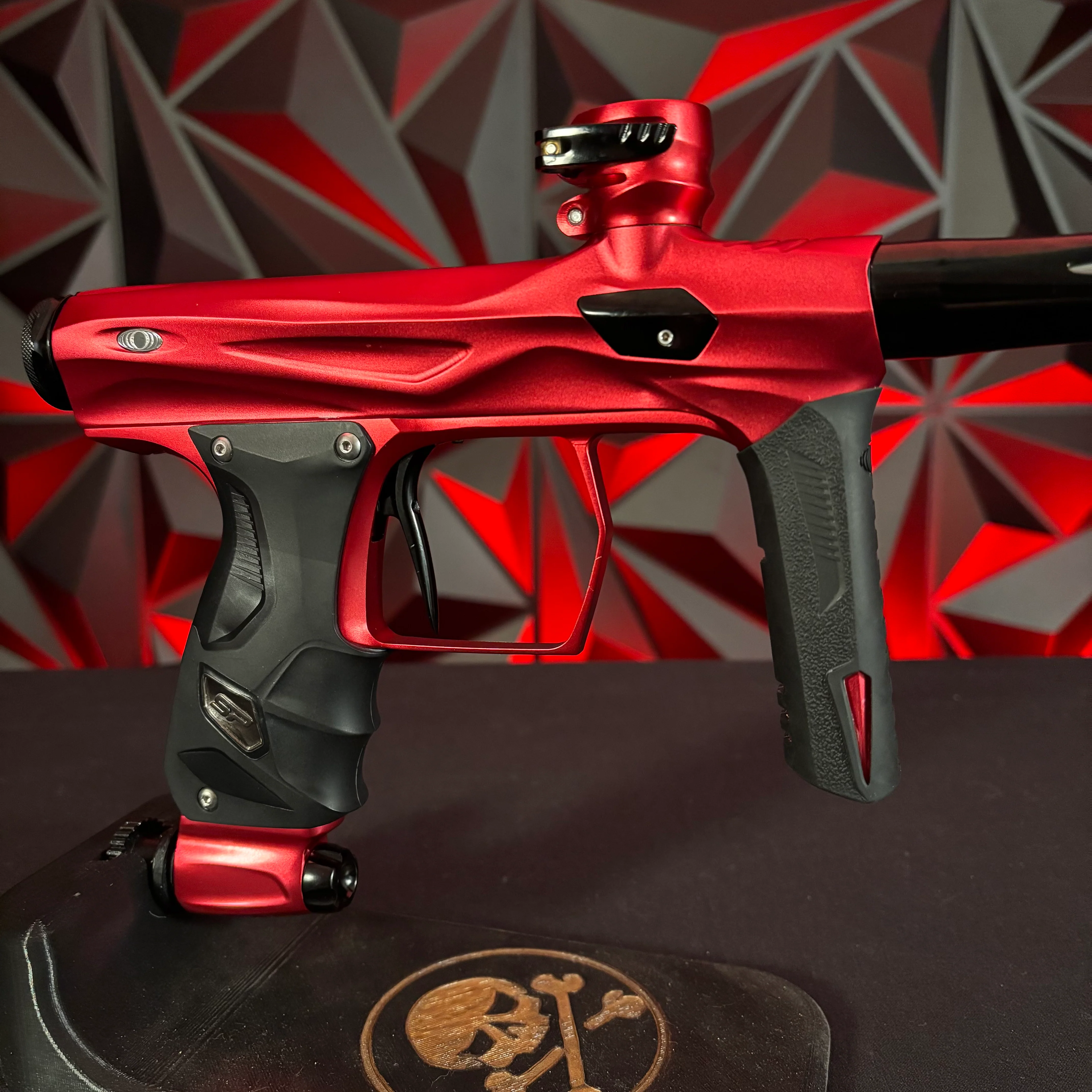 Used Shocker Amp Paintball Gun - Red - Image 2