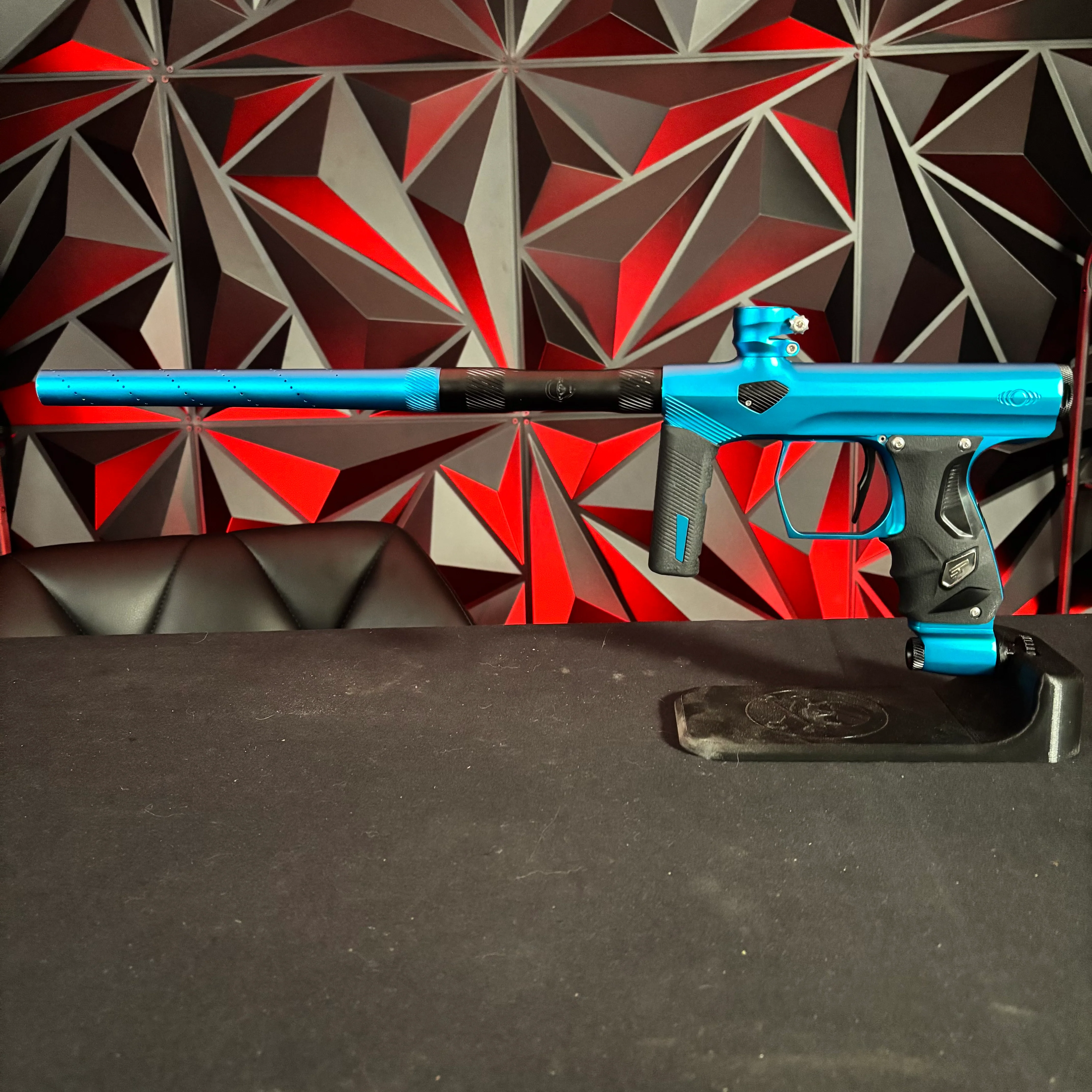 Used Shocker ERA Paintball Gun - Blue/Black - Image 7