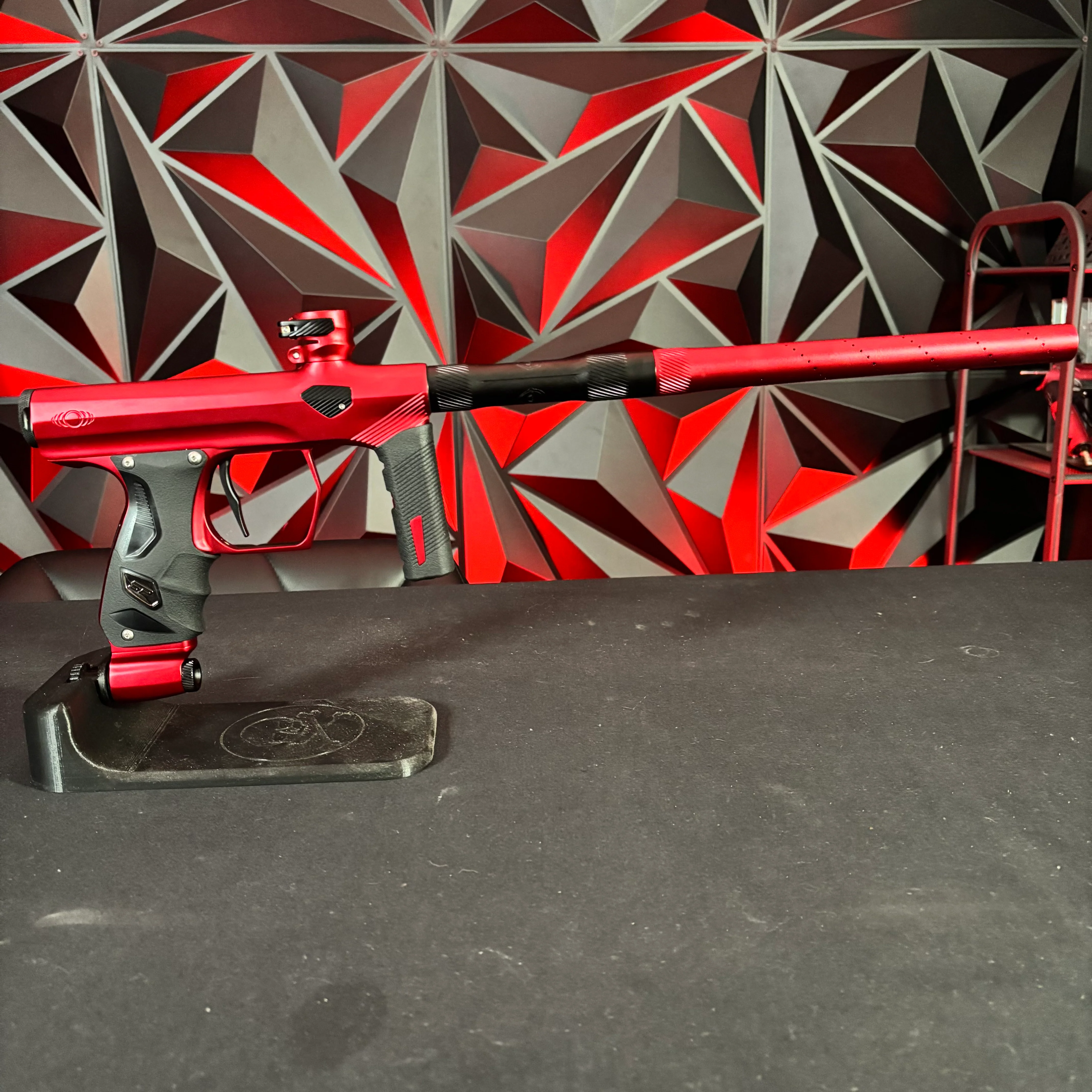 Used Shocker Era Paintball Gun - Dust Red - Image 6