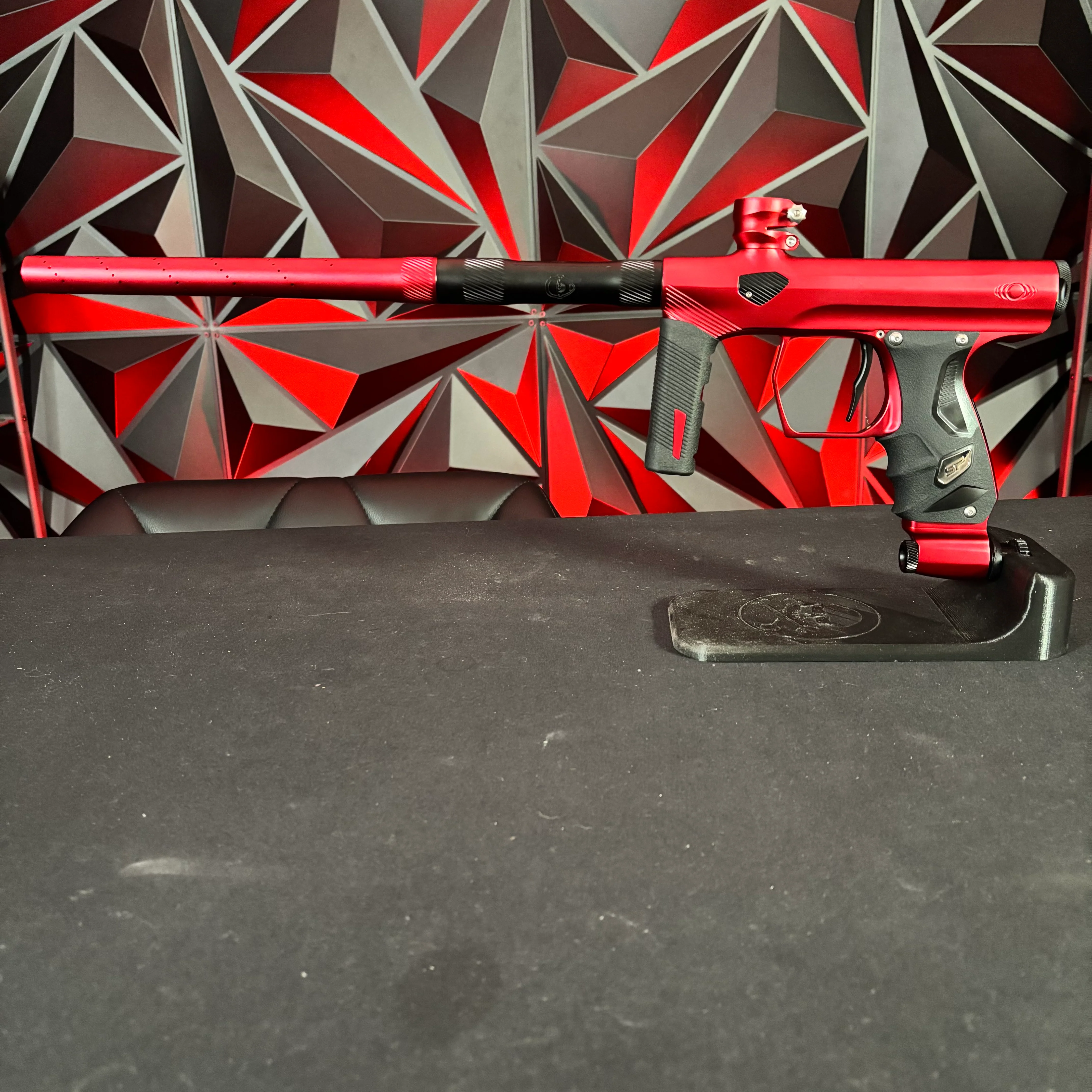 Used Shocker Era Paintball Gun - Dust Red - Image 7